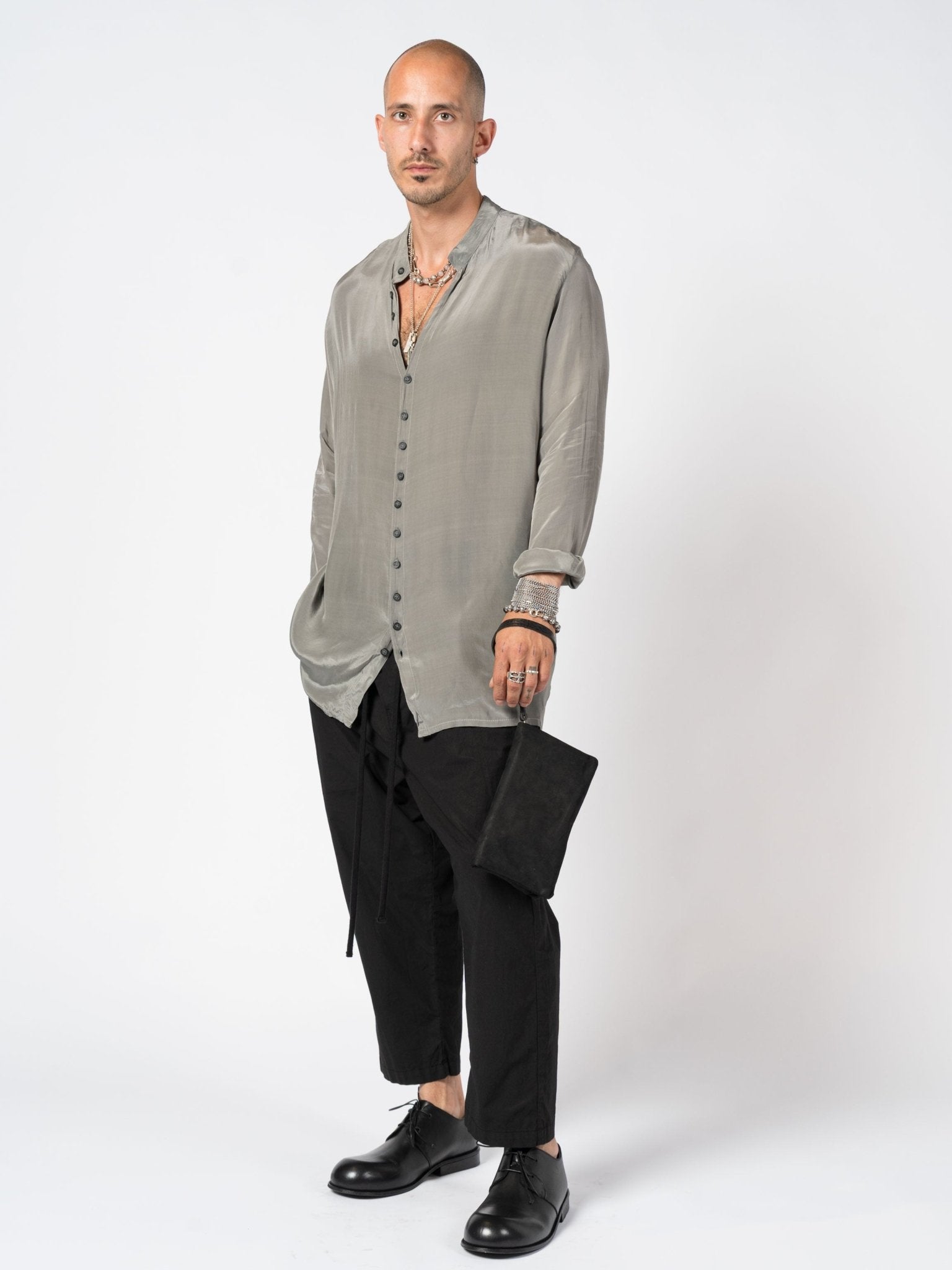 Silk Button - Up Shirt - by AITO