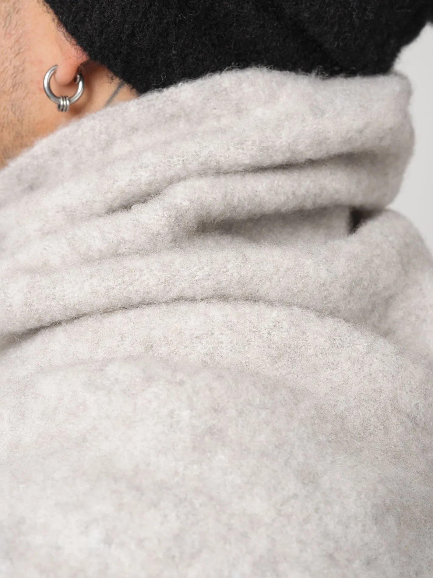 Silk - Cashmere Neck Wrap - by MD75
