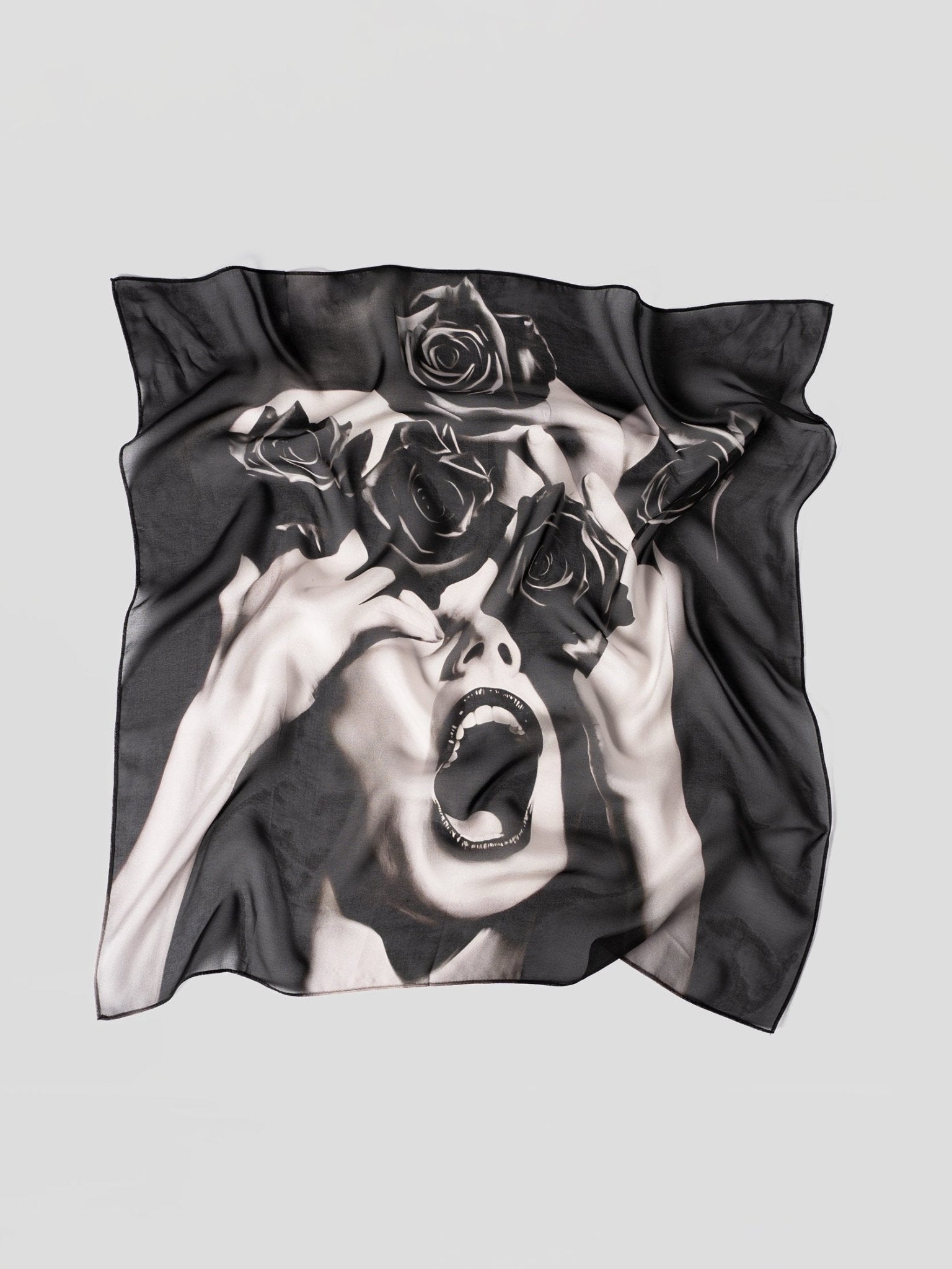 Silk Chiffon Scarf - by AITO