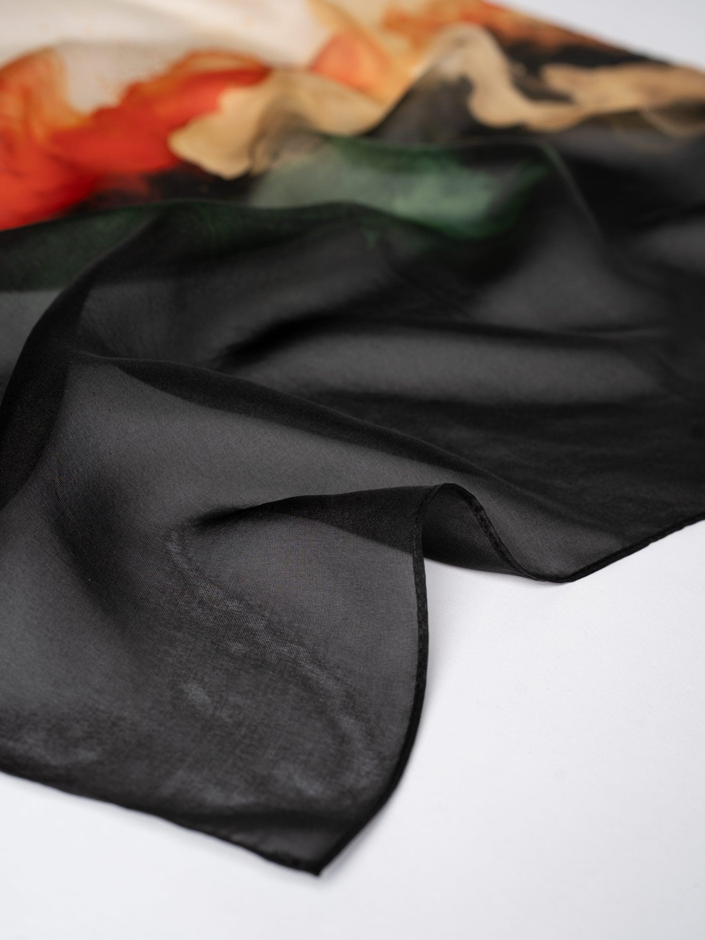 Silk Chiffon Scarf - by AITO