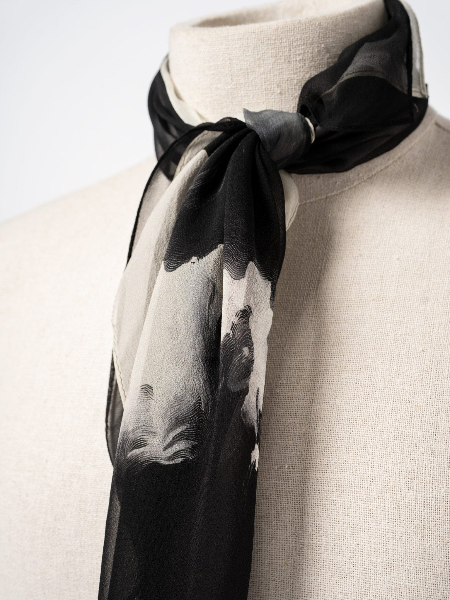 Silk Georgette Scarf - by AITO