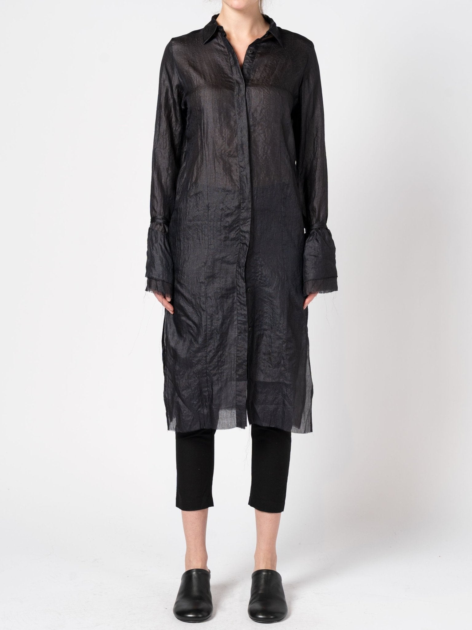 Silk Shirt Dress - by DEVA KANYA