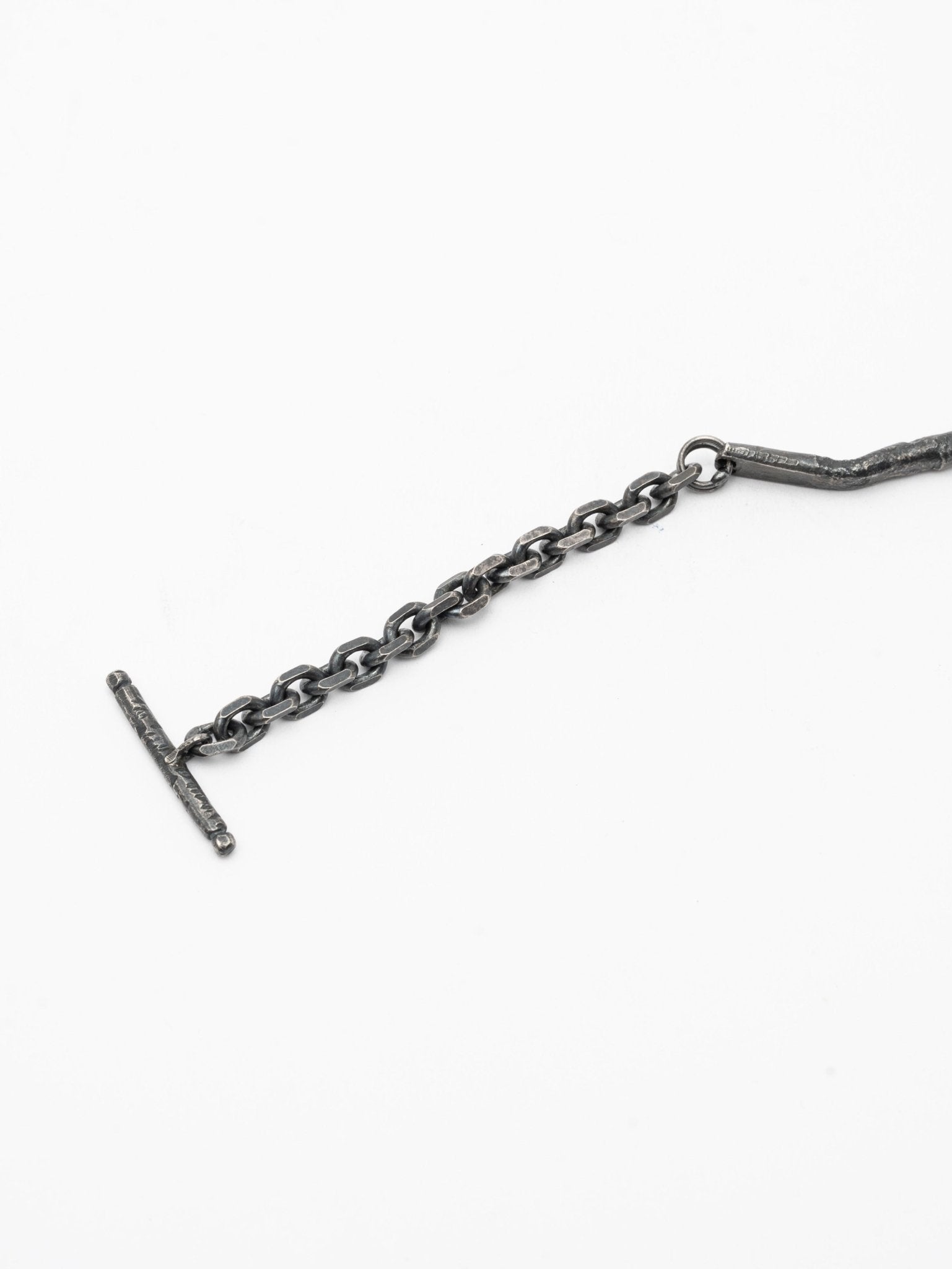 Silver Chain Bracelet with Gold Detail - by CEDAR