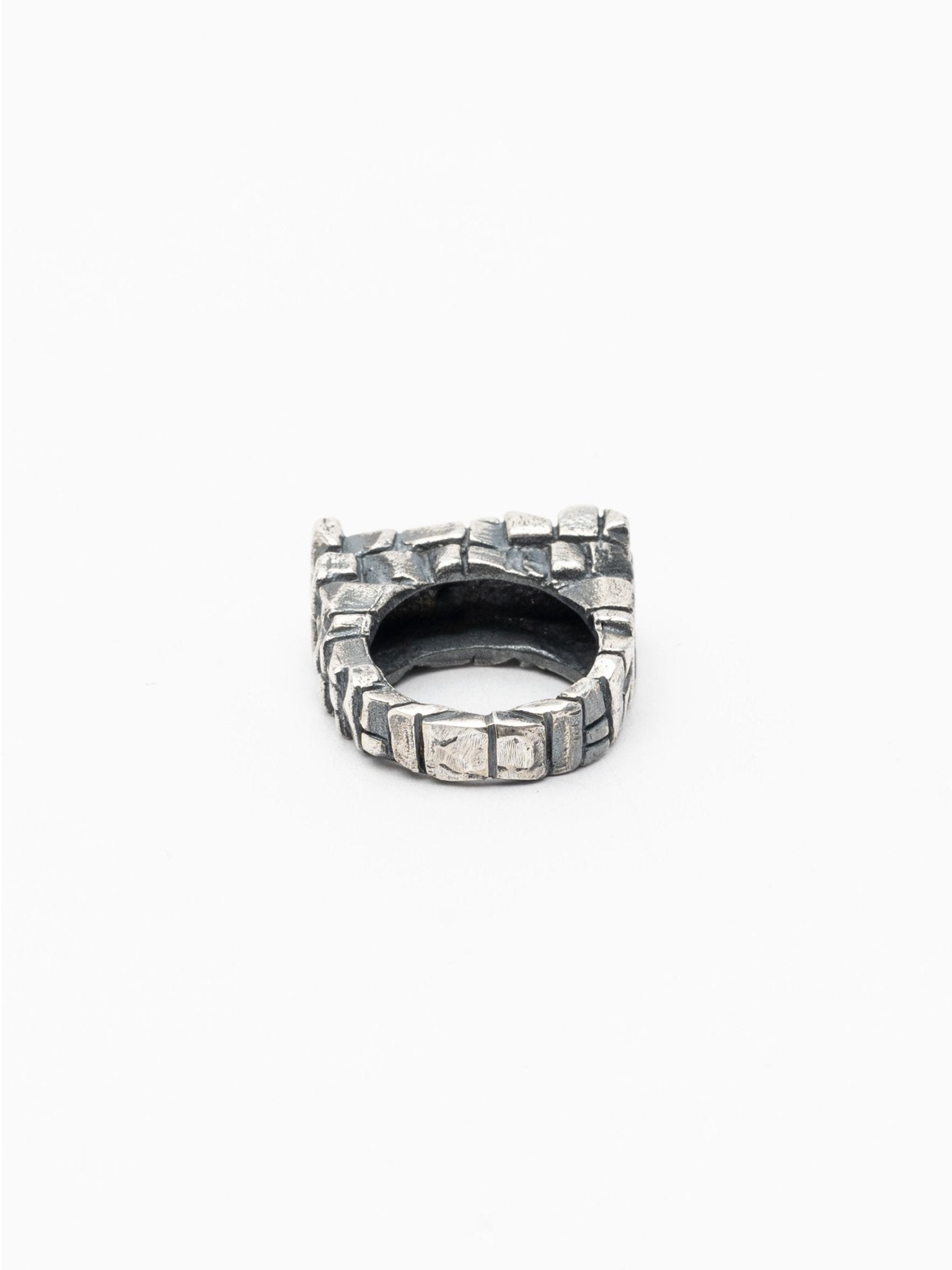 Silver Cobblestone Ring - by CEDAR