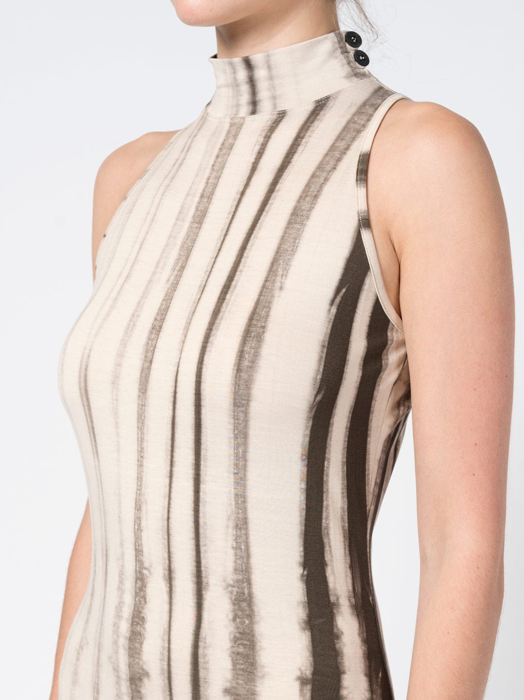 Sleeveless Tie - Dye Maxi Dress - by NOSTRA SANTISSIMA