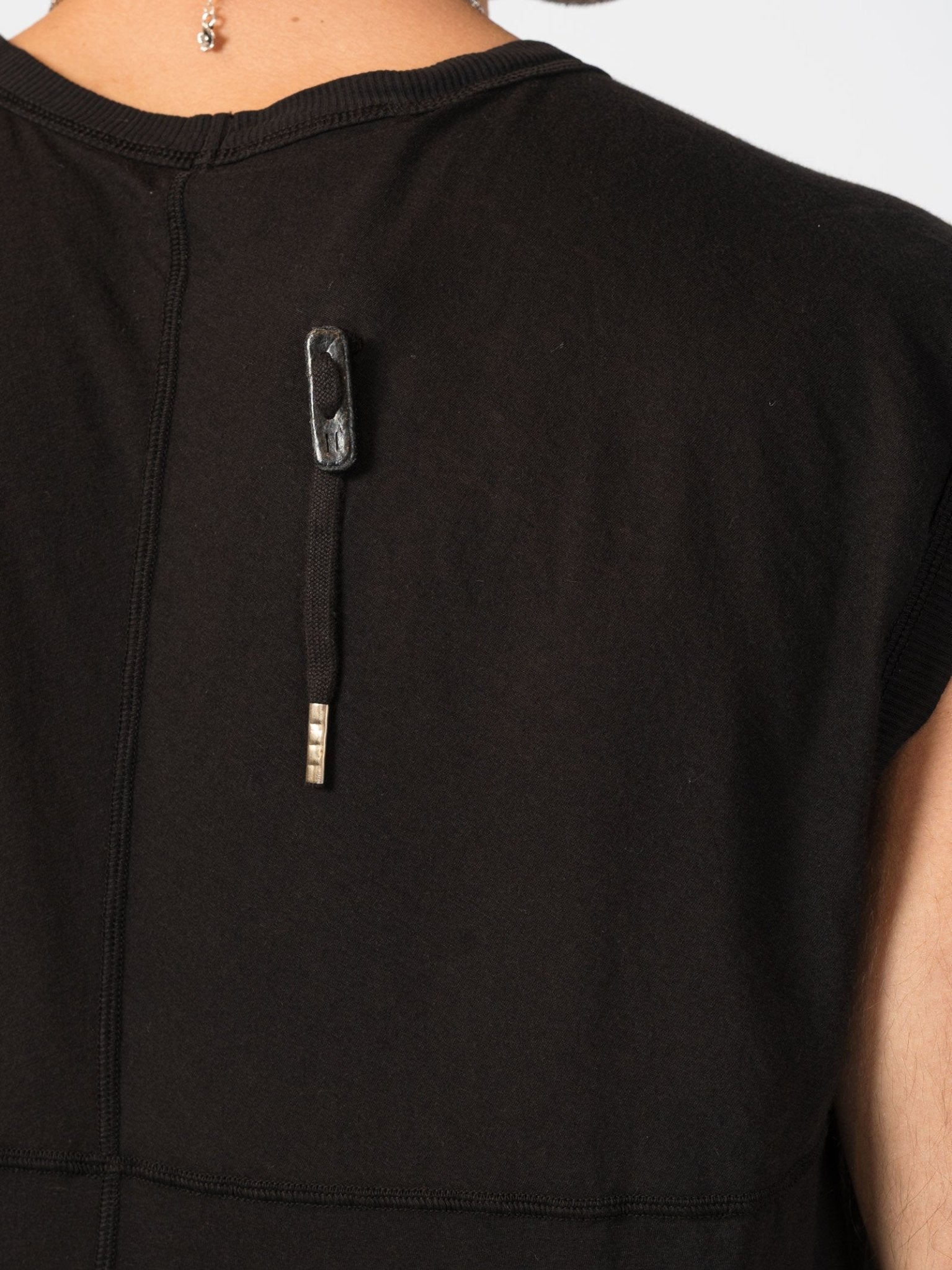 Sleeveless Top with Raw Edges - by BORIS BIDJAN SABERI