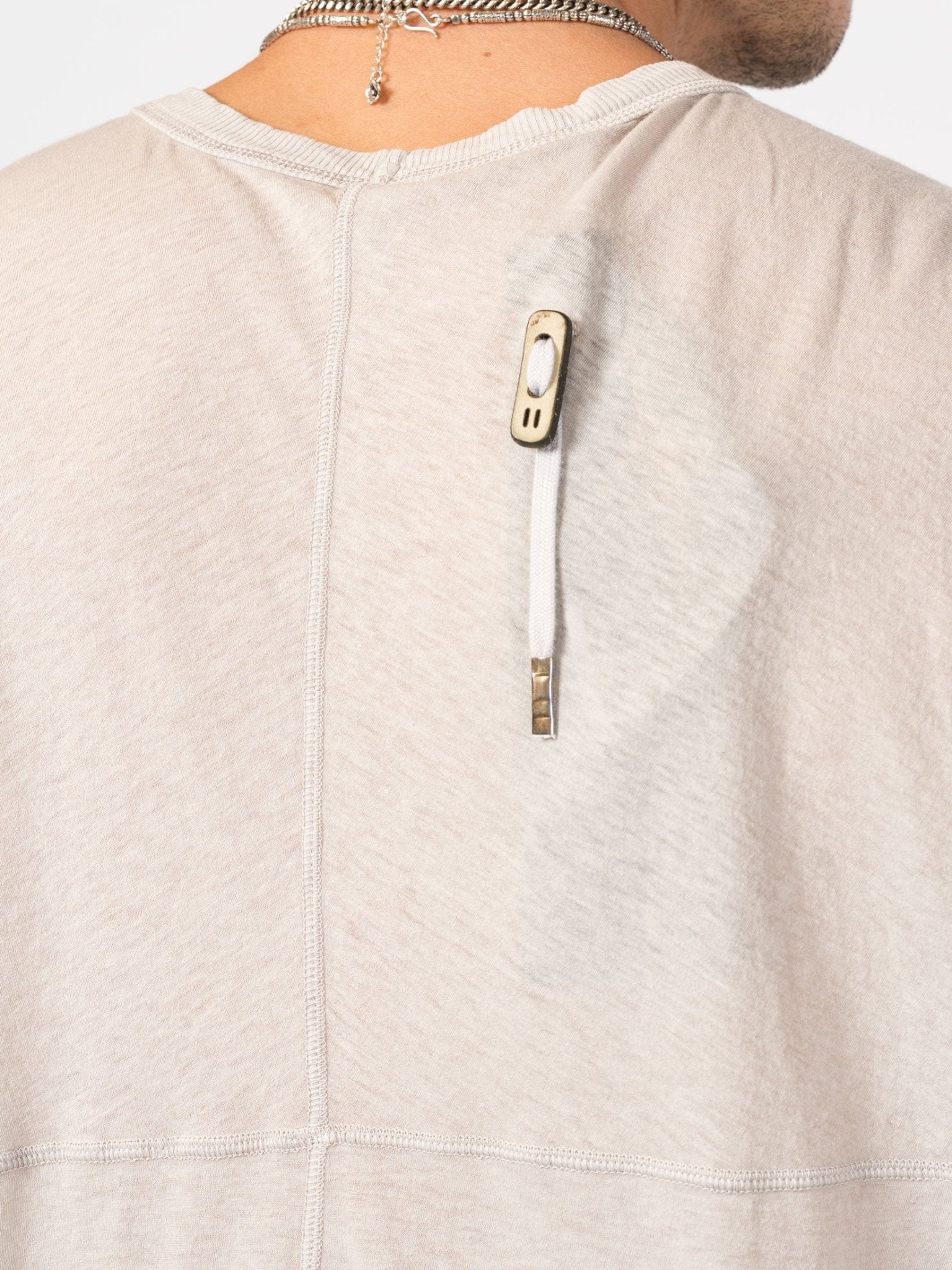 Sleeveless Top with Raw Edges - by BORIS BIDJAN SABERI