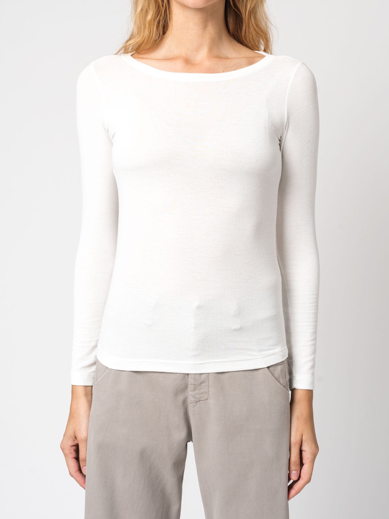 Slim Fit T-Shirt in Stretch Modal Jersey - by TRANSIT