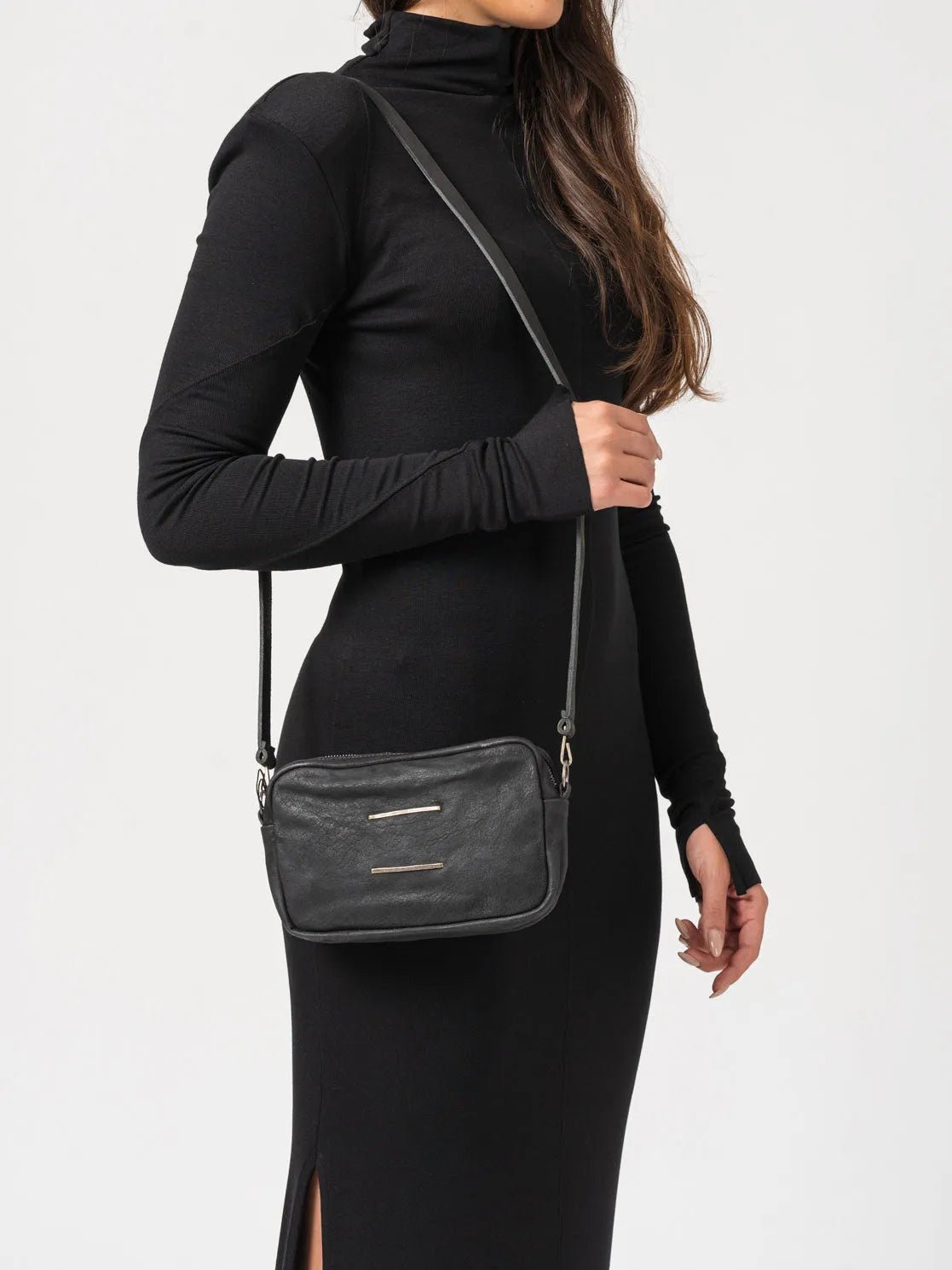 Small Bullskin Crossbody Bag - by DANIELE BASTA