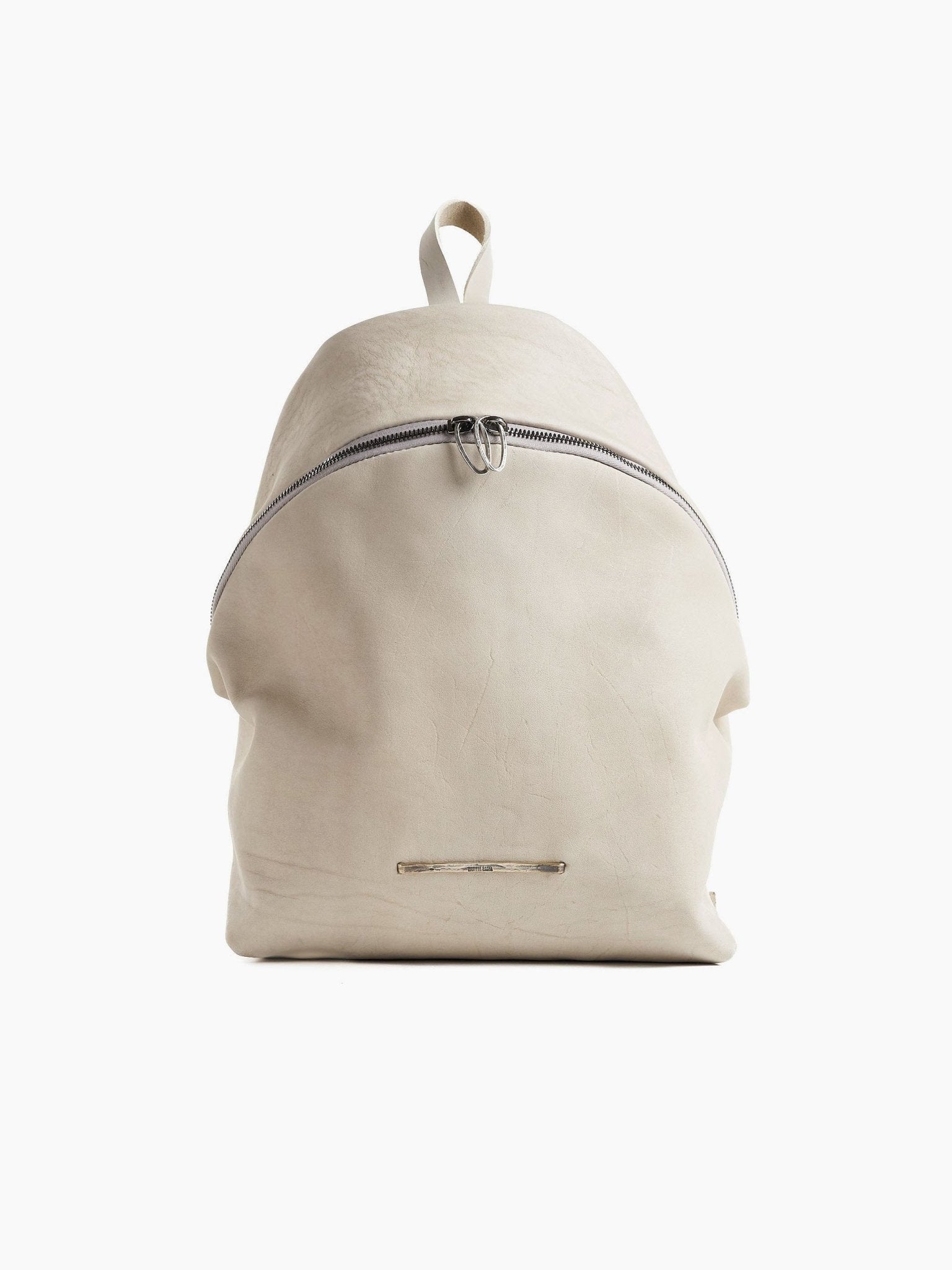 Small Leather Backpack - by DANIELE BASTA