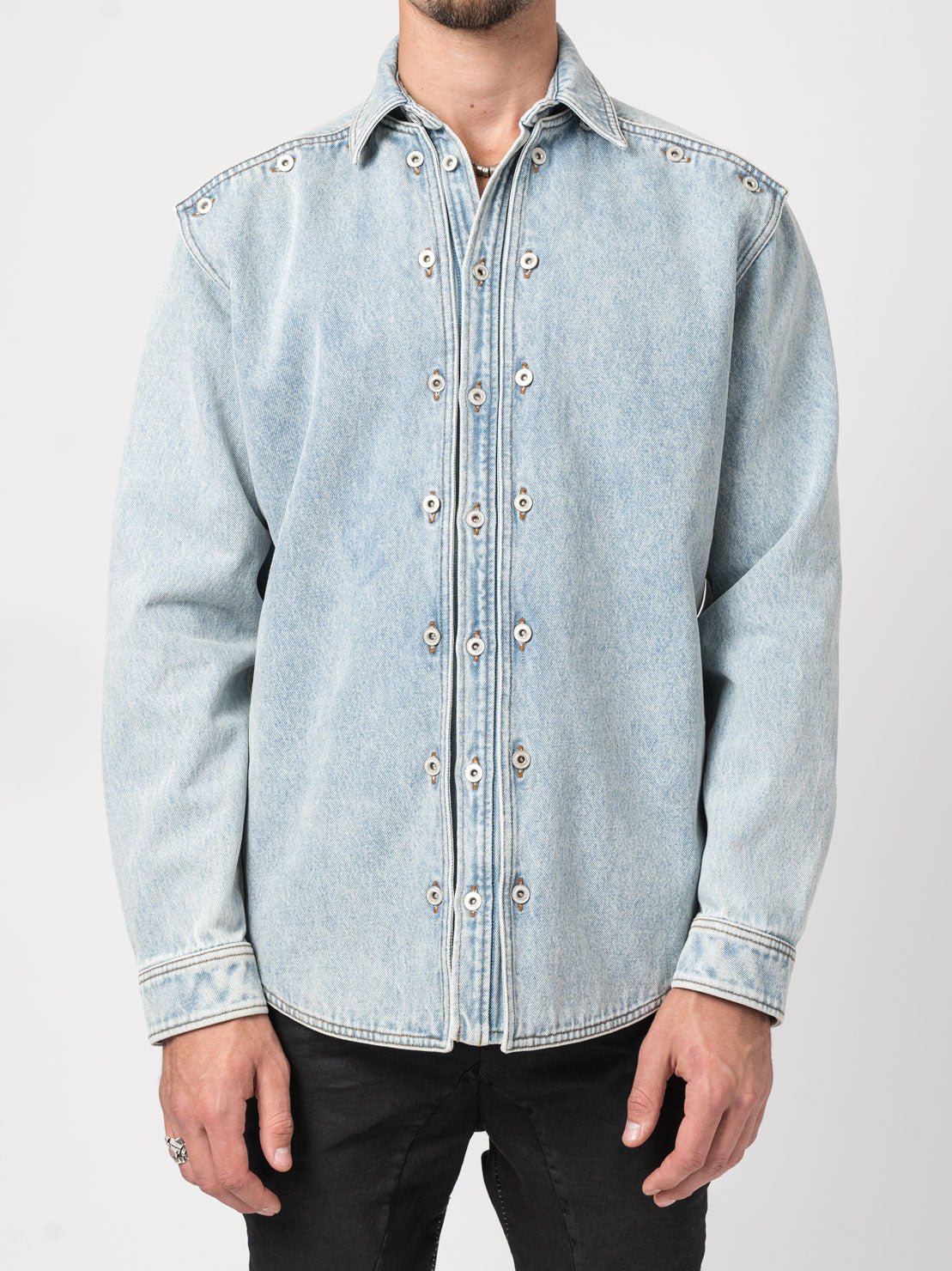 Snap - Off Denim Shirt - by Y/Project