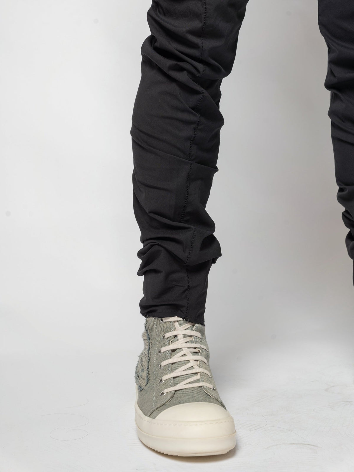 Stacked Hem Slim Pants - by AITO