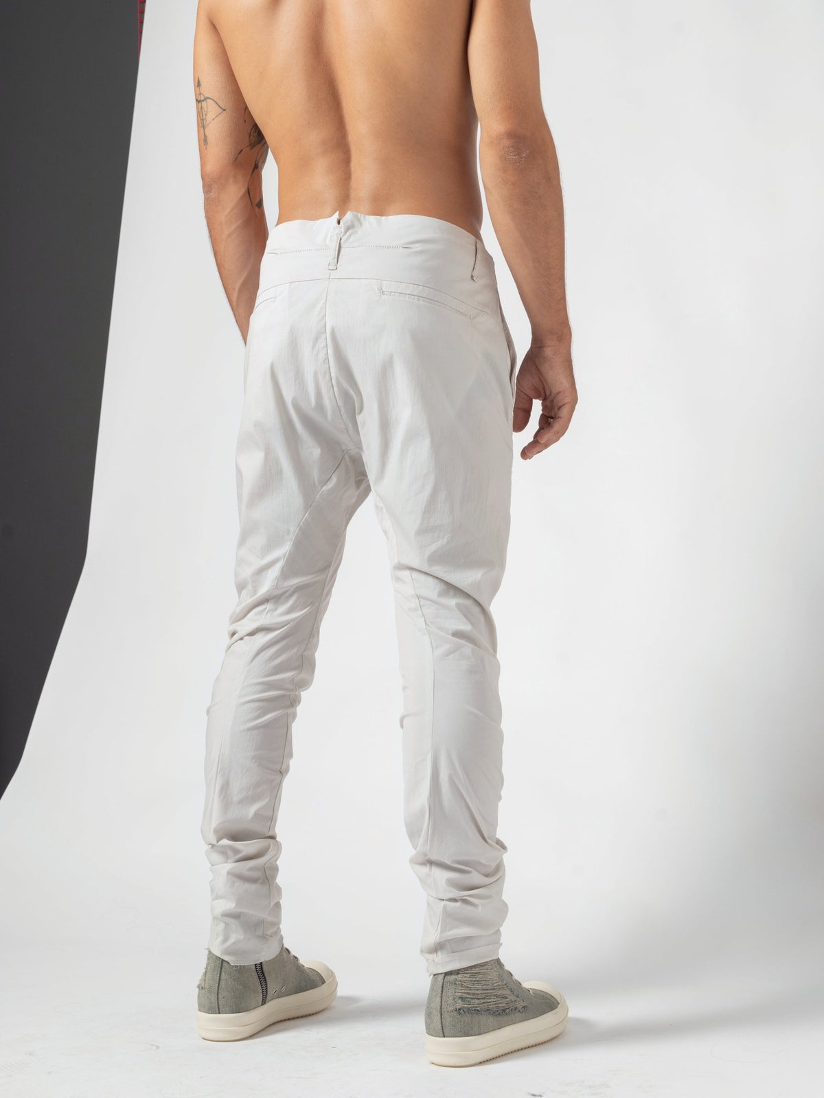 Stacked Hem Slim Pants - by AITO