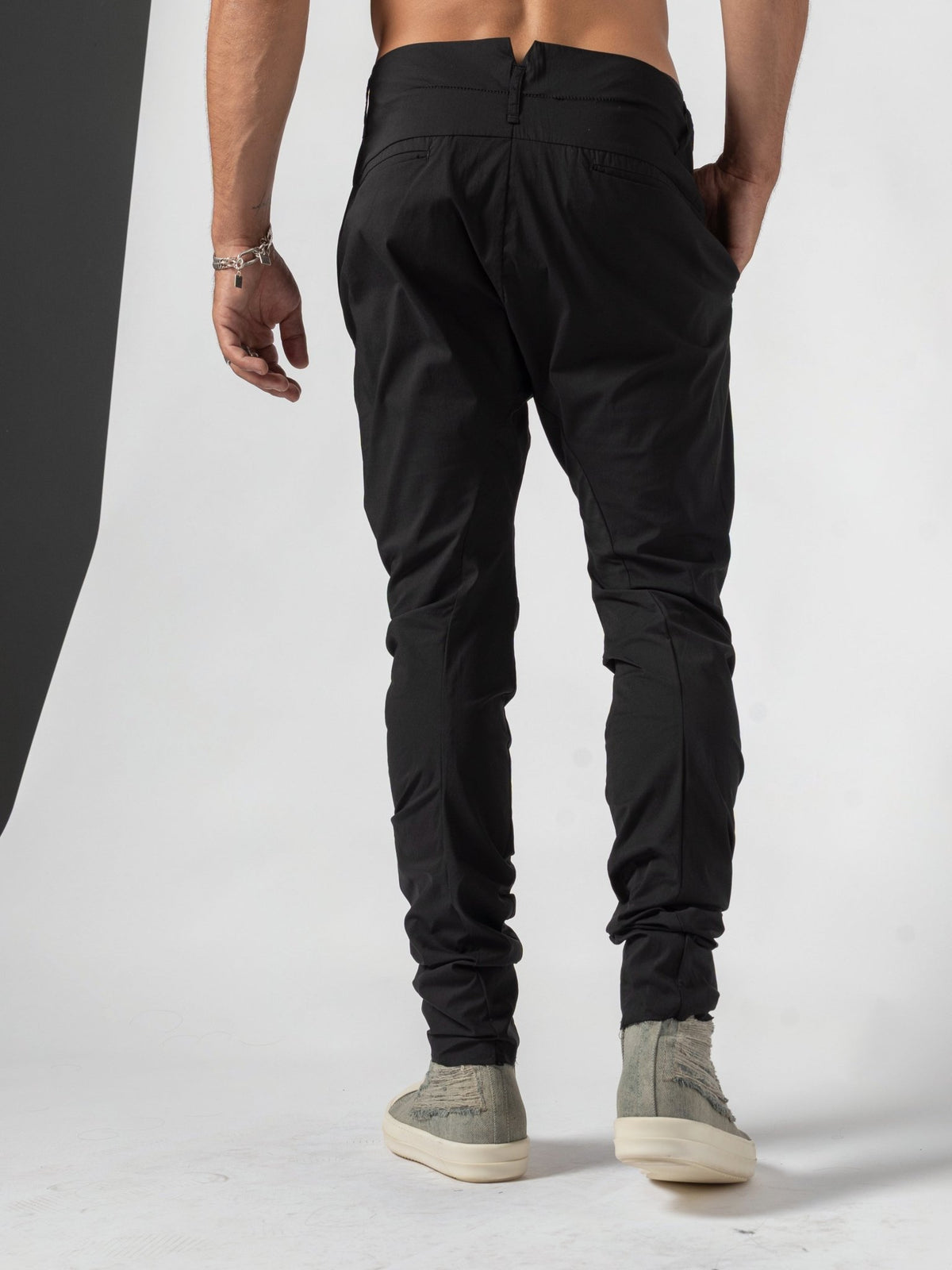 Stacked Hem Slim Pants - by AITO