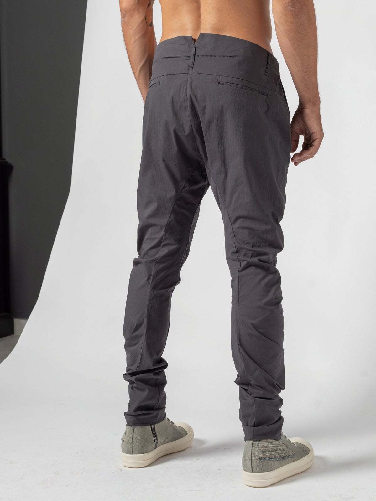 Stacked Hem Slim Pants - by AITO