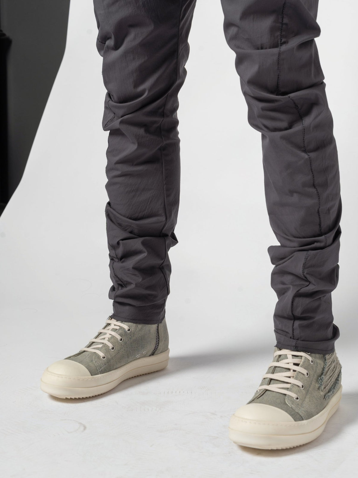 Stacked Hem Slim Pants - by AITO