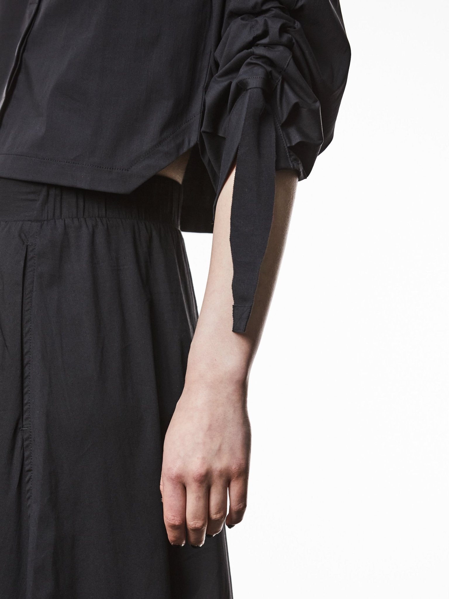 Stand - Up Collar Blouse - by THOM KROM