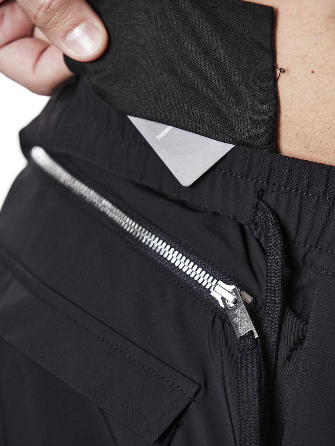 Stretch Woven Cargo Trousers - by THOM KROM