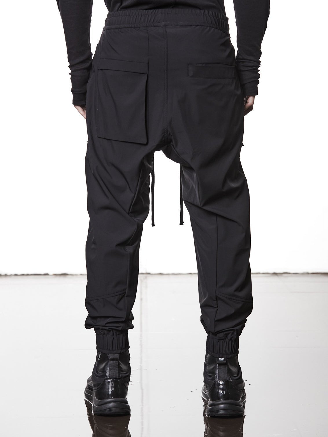 Stretch Woven Cargo Trousers - by THOM KROM