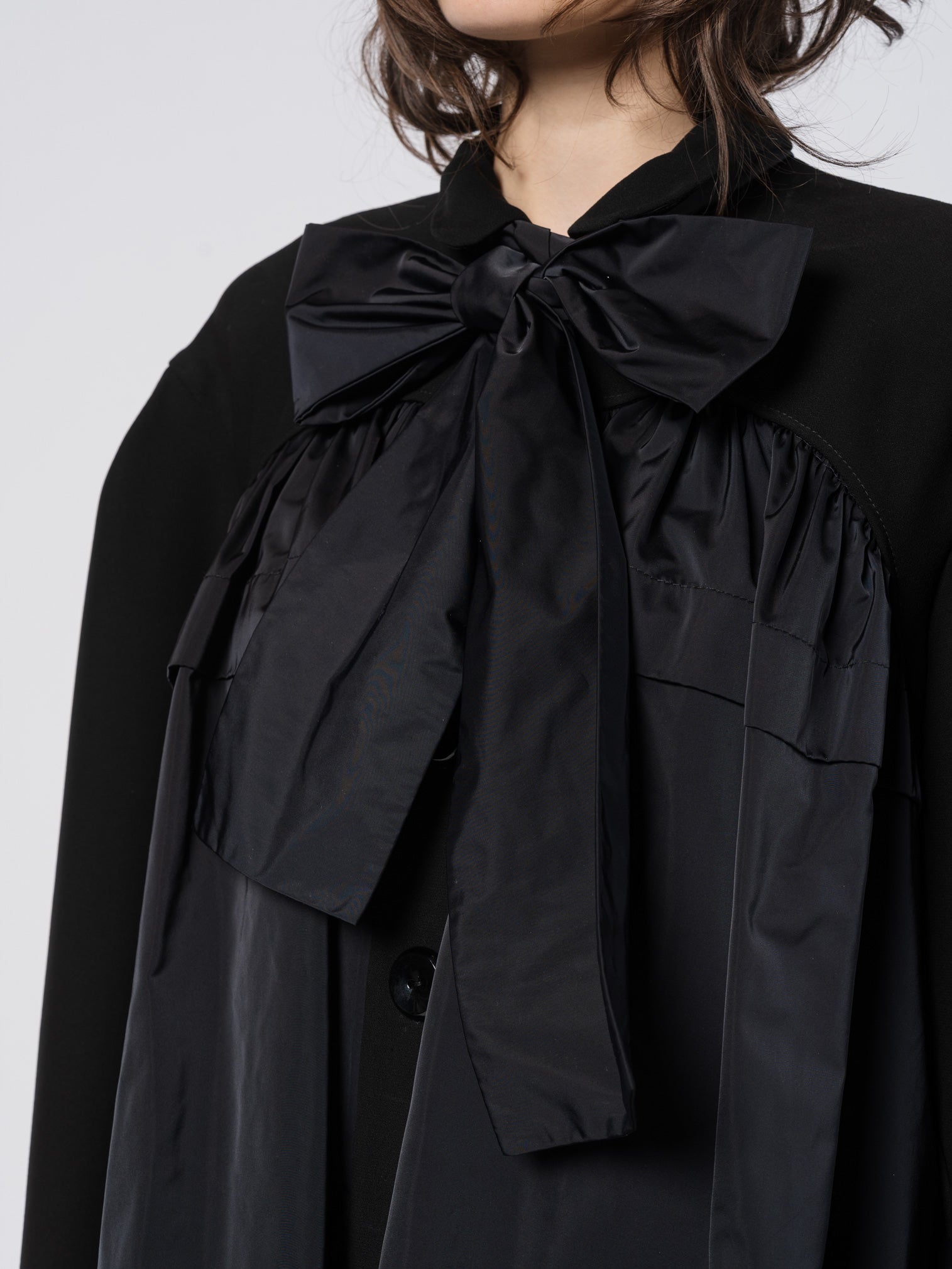 Structured Bow - Detail Layered Top - by SHARONA SHARVIT