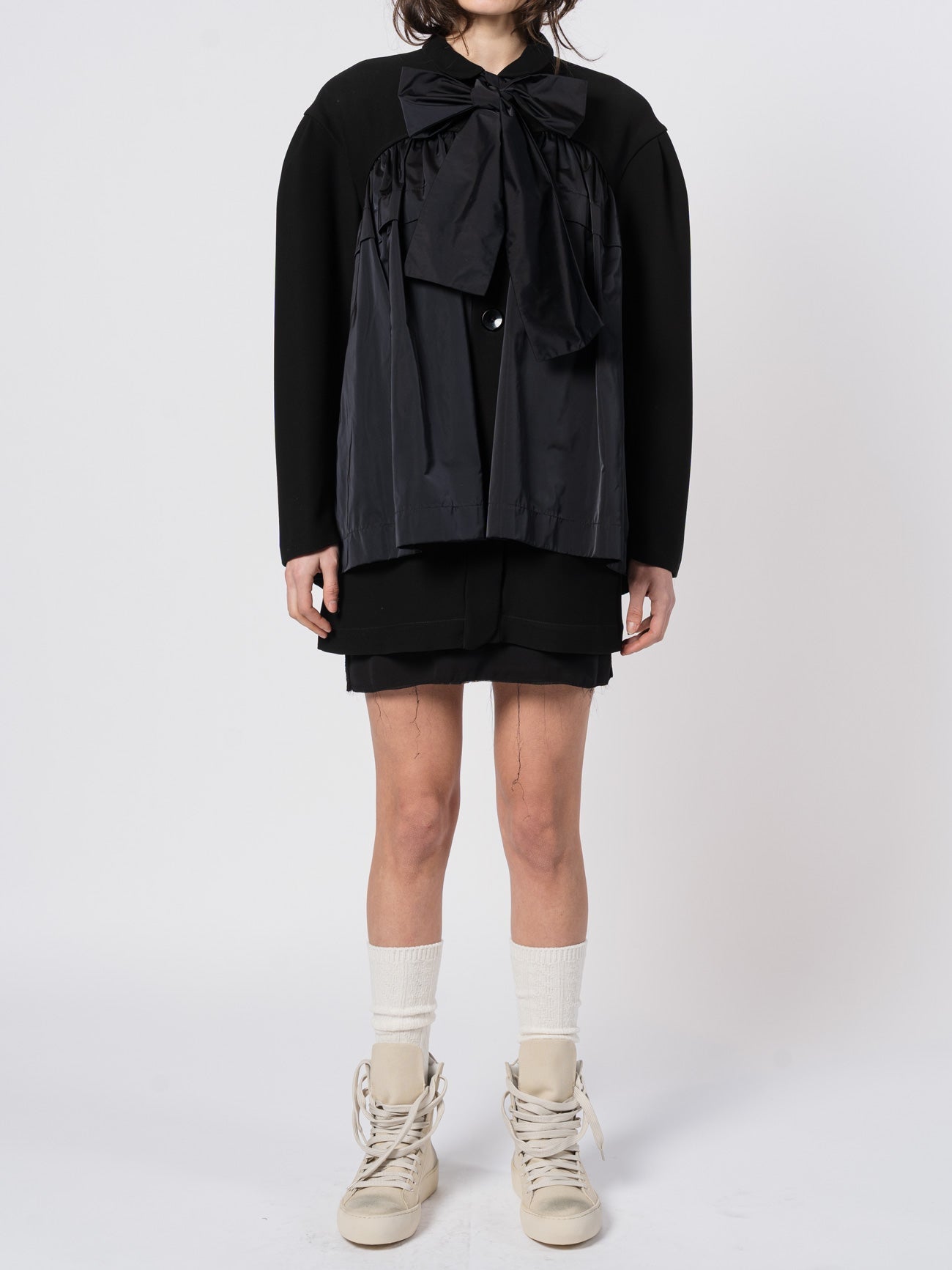 Structured Bow - Detail Layered Top - by SHARONA SHARVIT