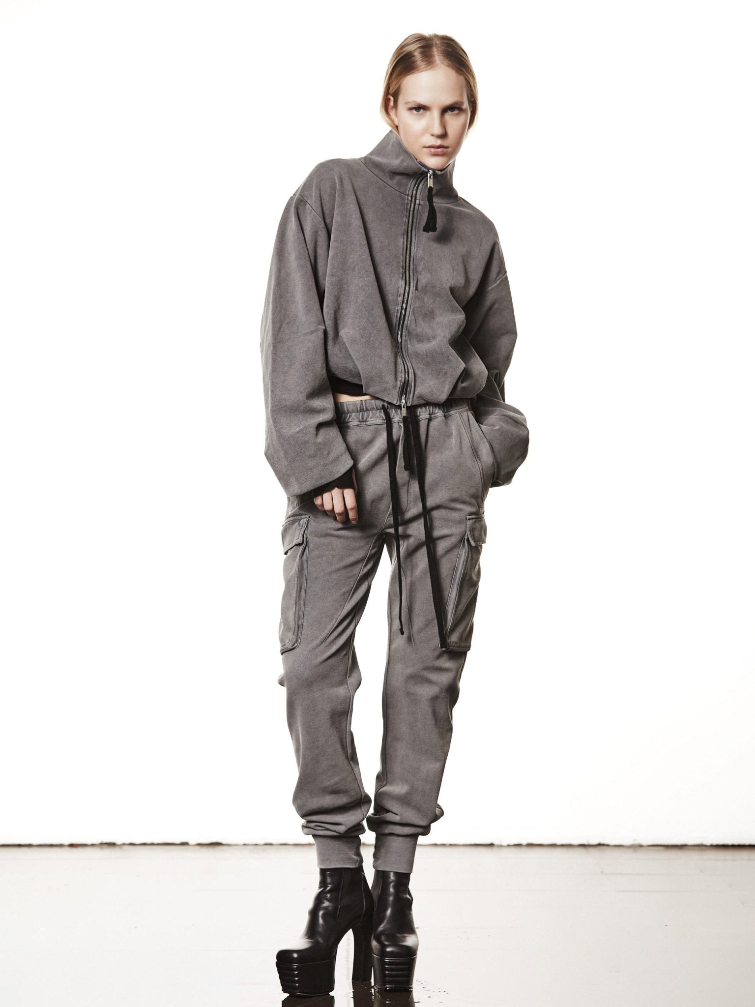 Structured Cotton Jacket - by THOM KROM