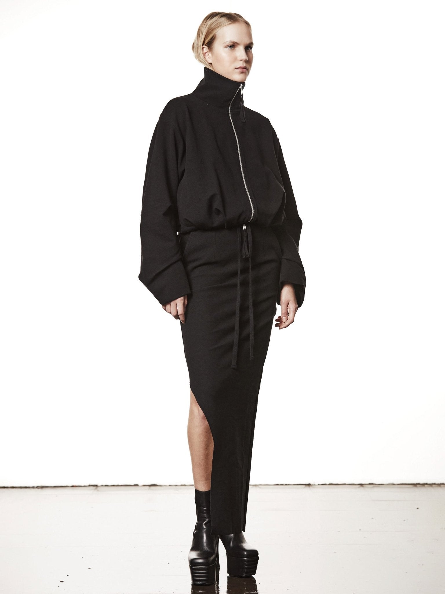 Structured Cotton Jacket - by THOM KROM