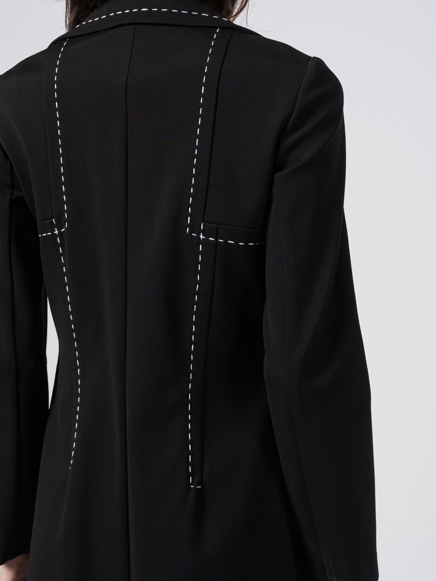 Structured Knee - Length Coat - by SHARONA SHARVIT