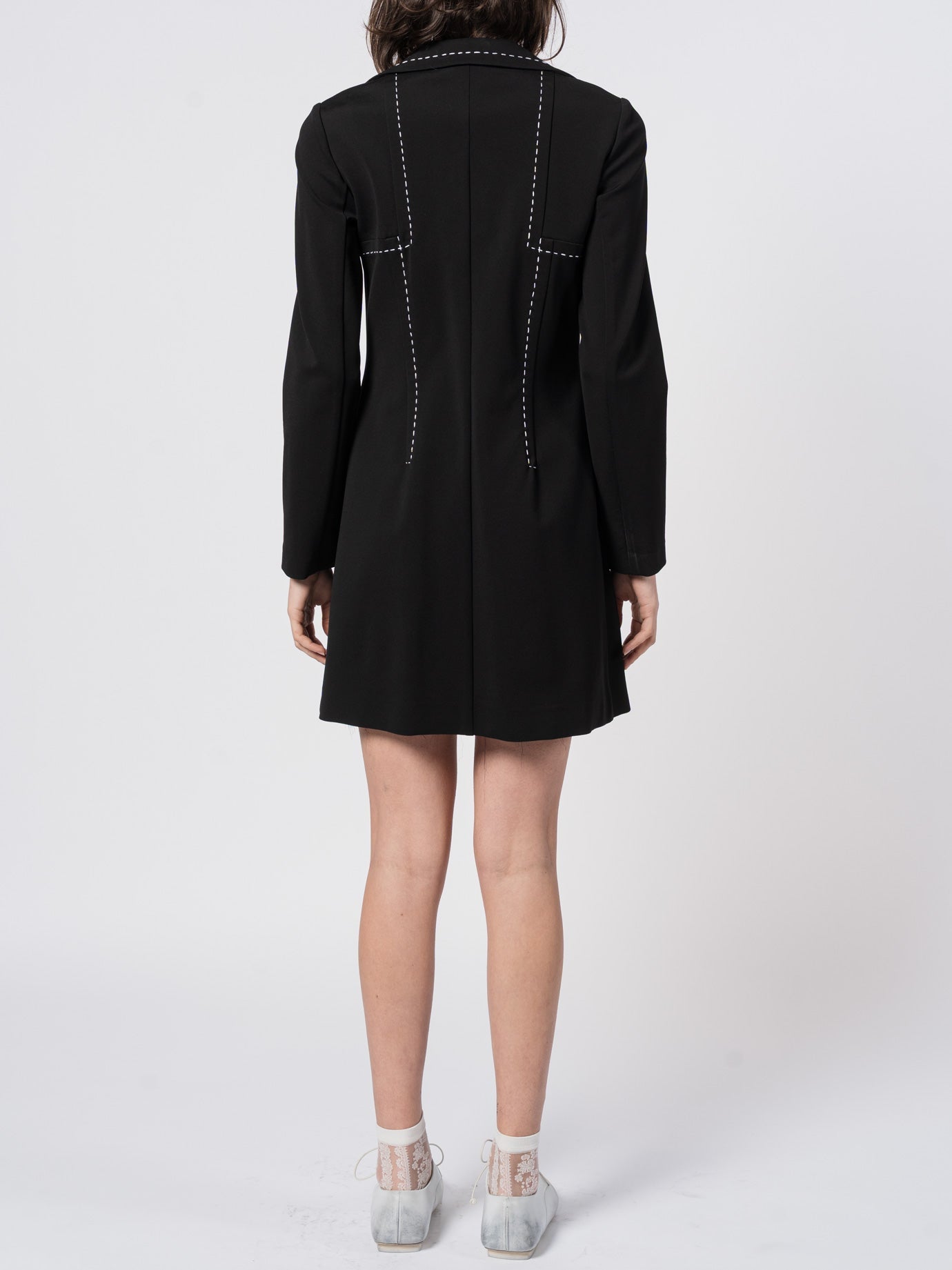 Structured Knee - Length Coat - by SHARONA SHARVIT