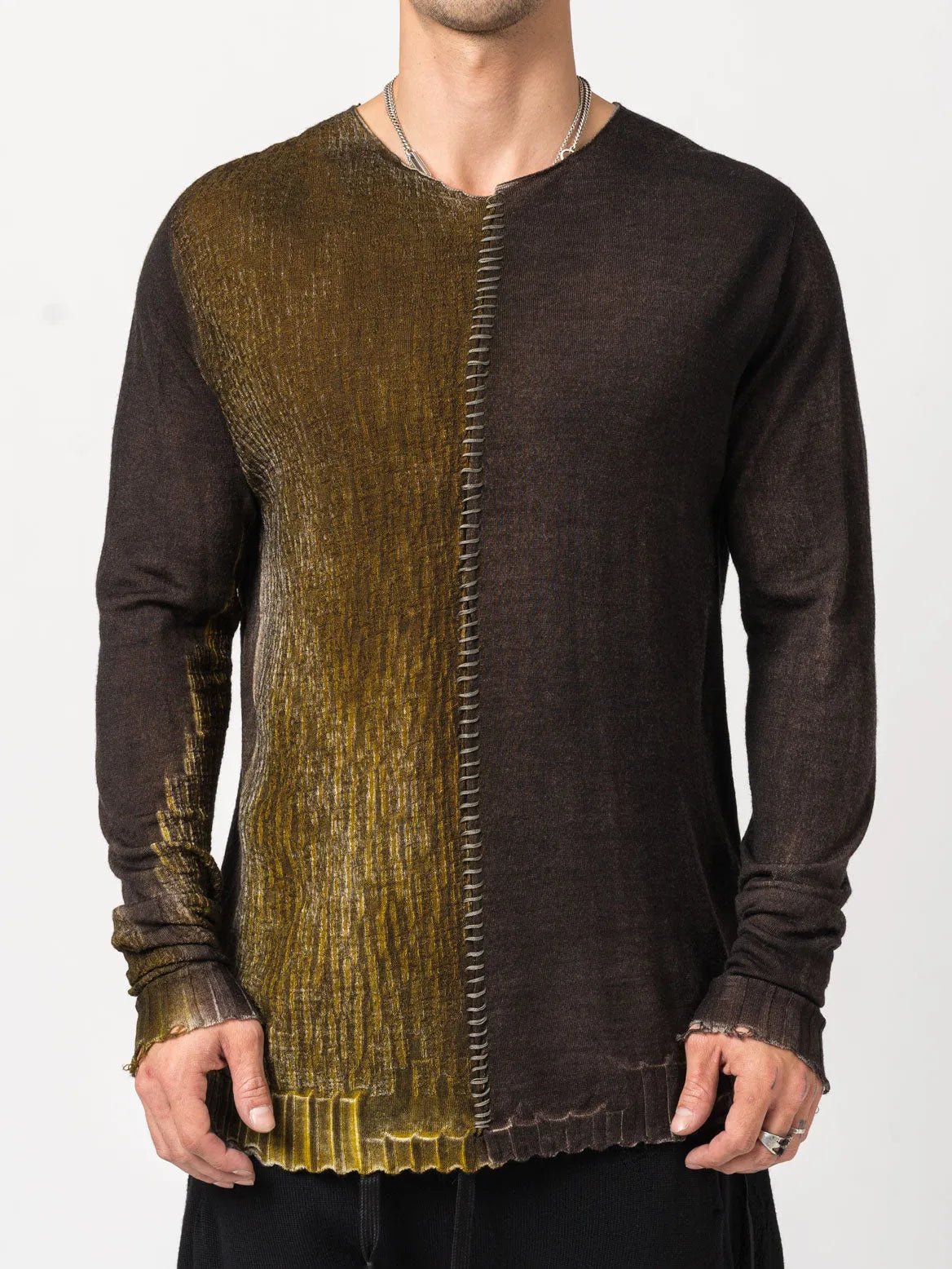 Sweater with Front Embroidery - by MD75