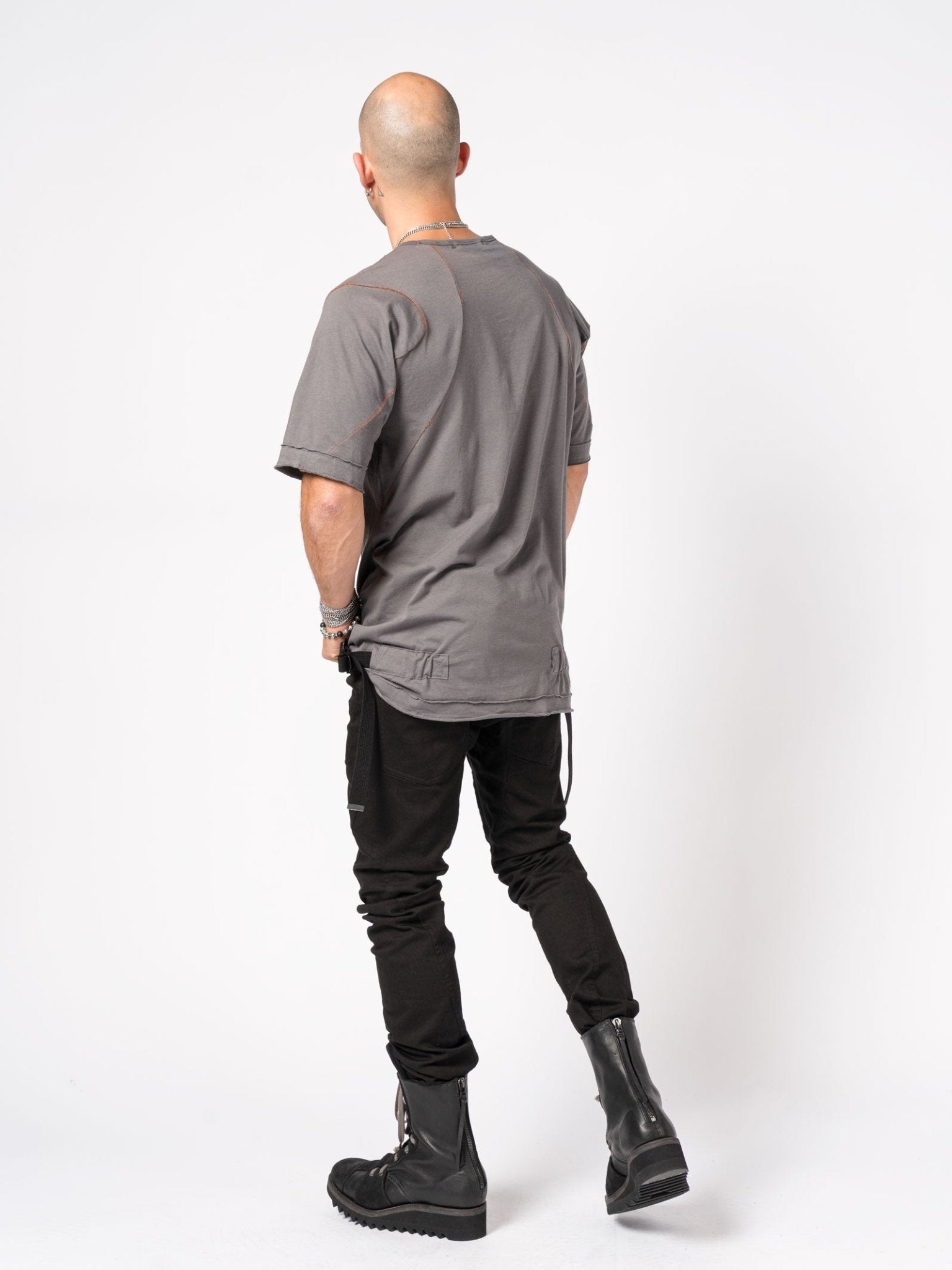 T-Shirt with Adjustable Side Buckles - by D.HYGEN