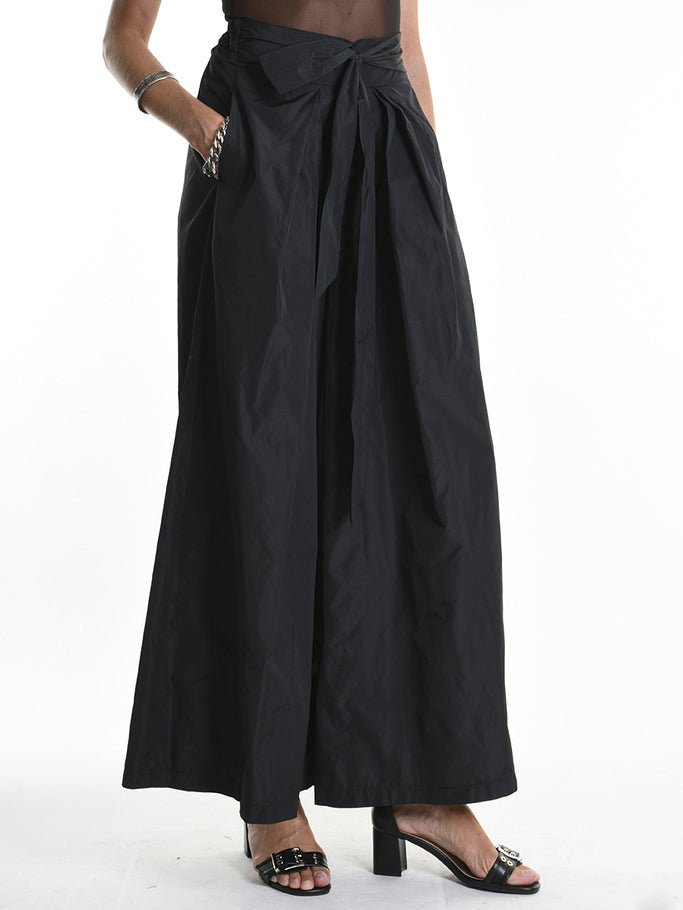 Taffeta Wide - Leg Trousers - by LA HAINE INSIDE US