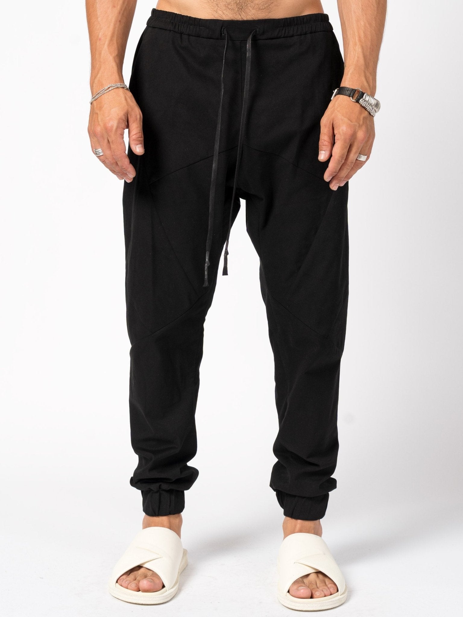 Tapered Cotton Blend Pants - by 139DEC