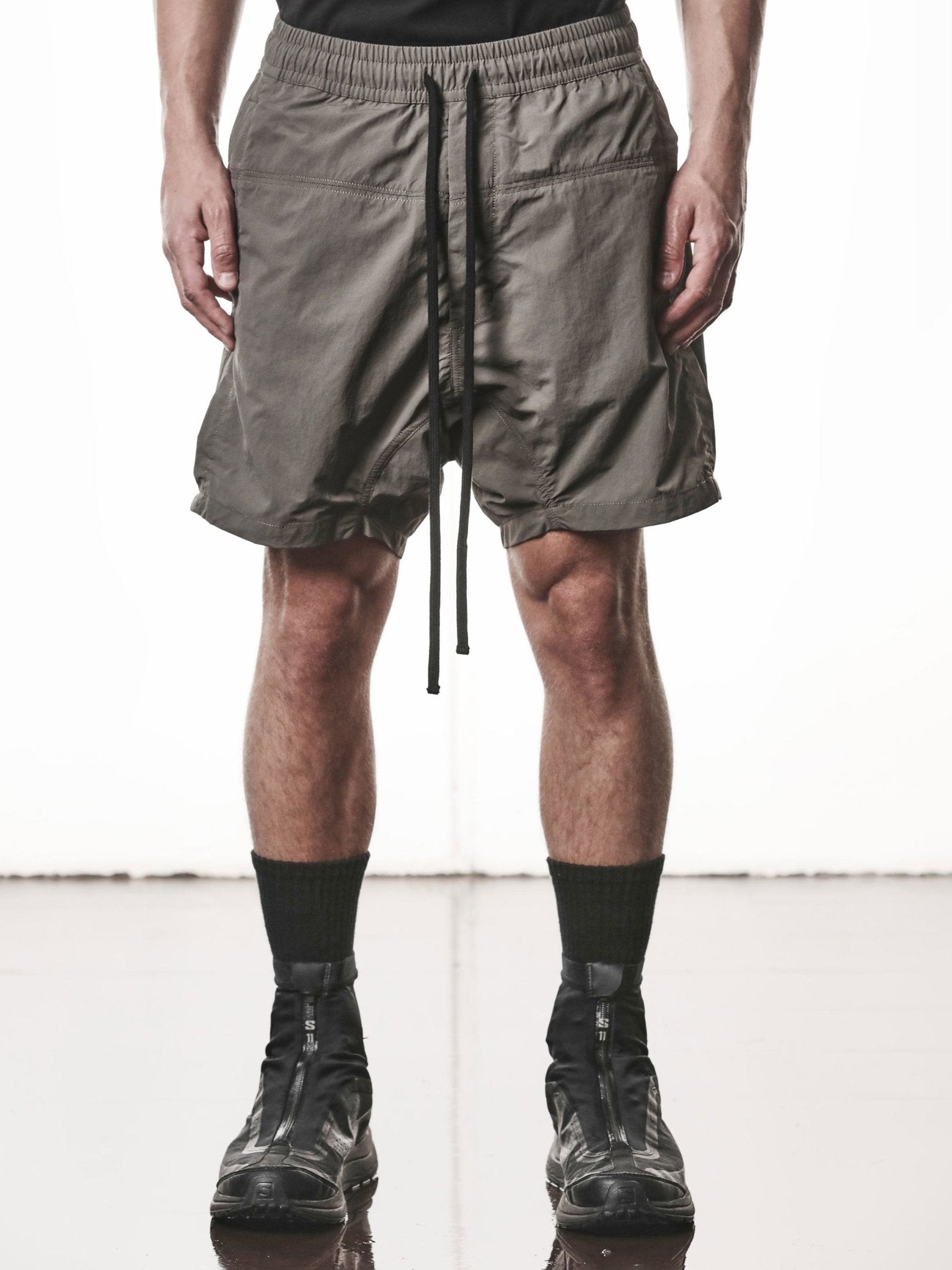Technical Drop Crotch Shorts - by THOM KROM