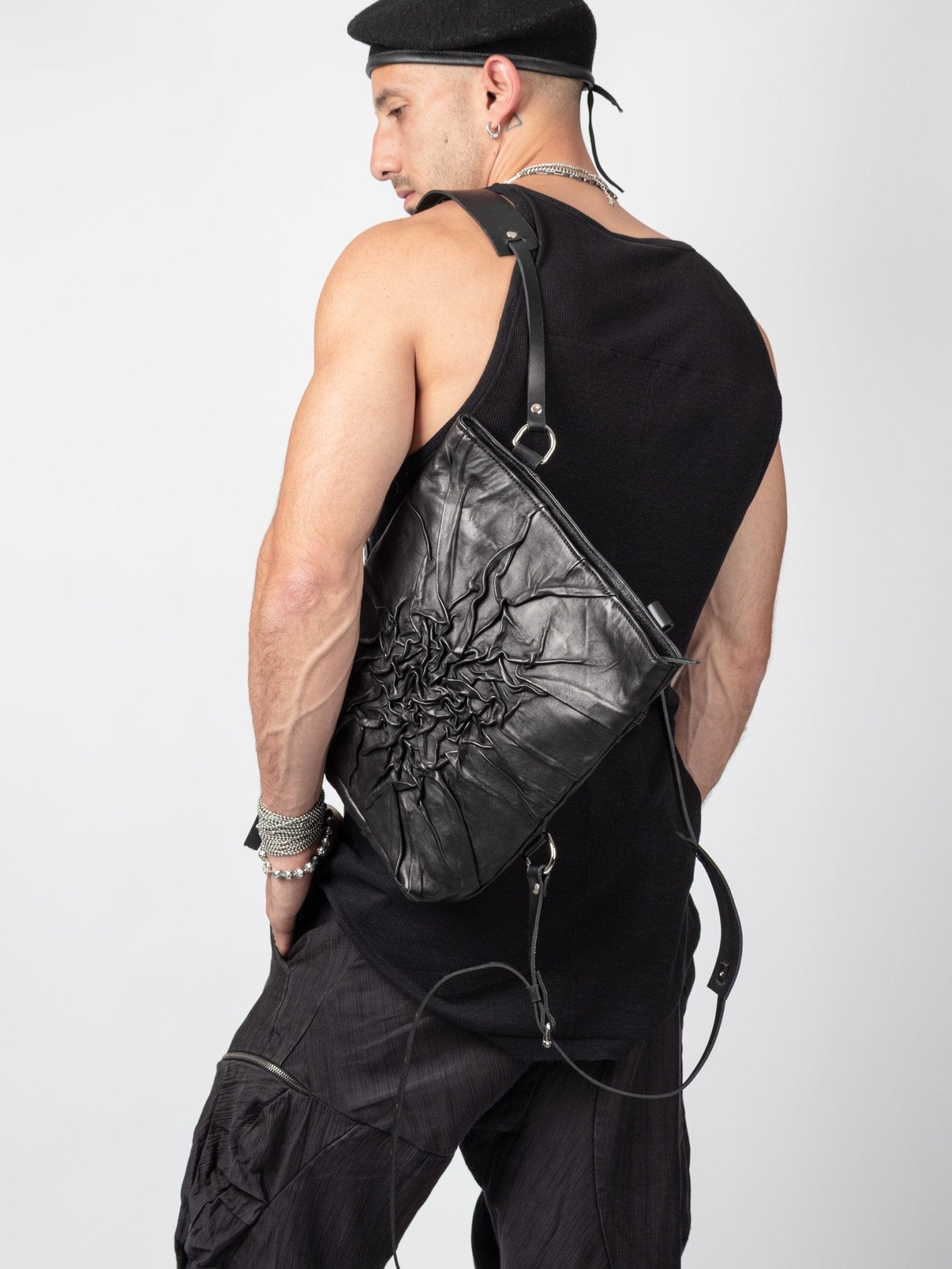 Textured Backpack - by NOAM