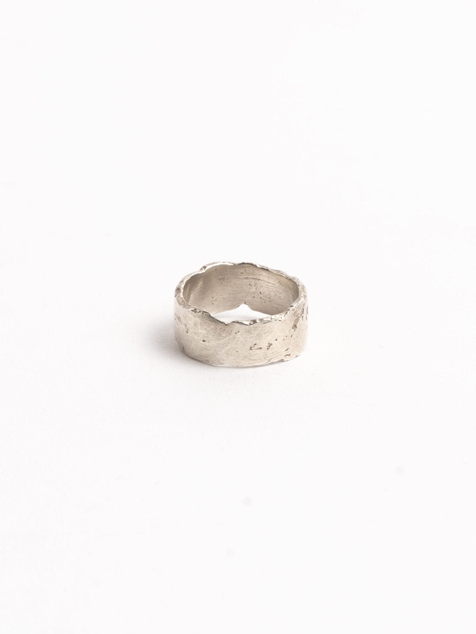 Textured Band Ring - by MAYA NOACH