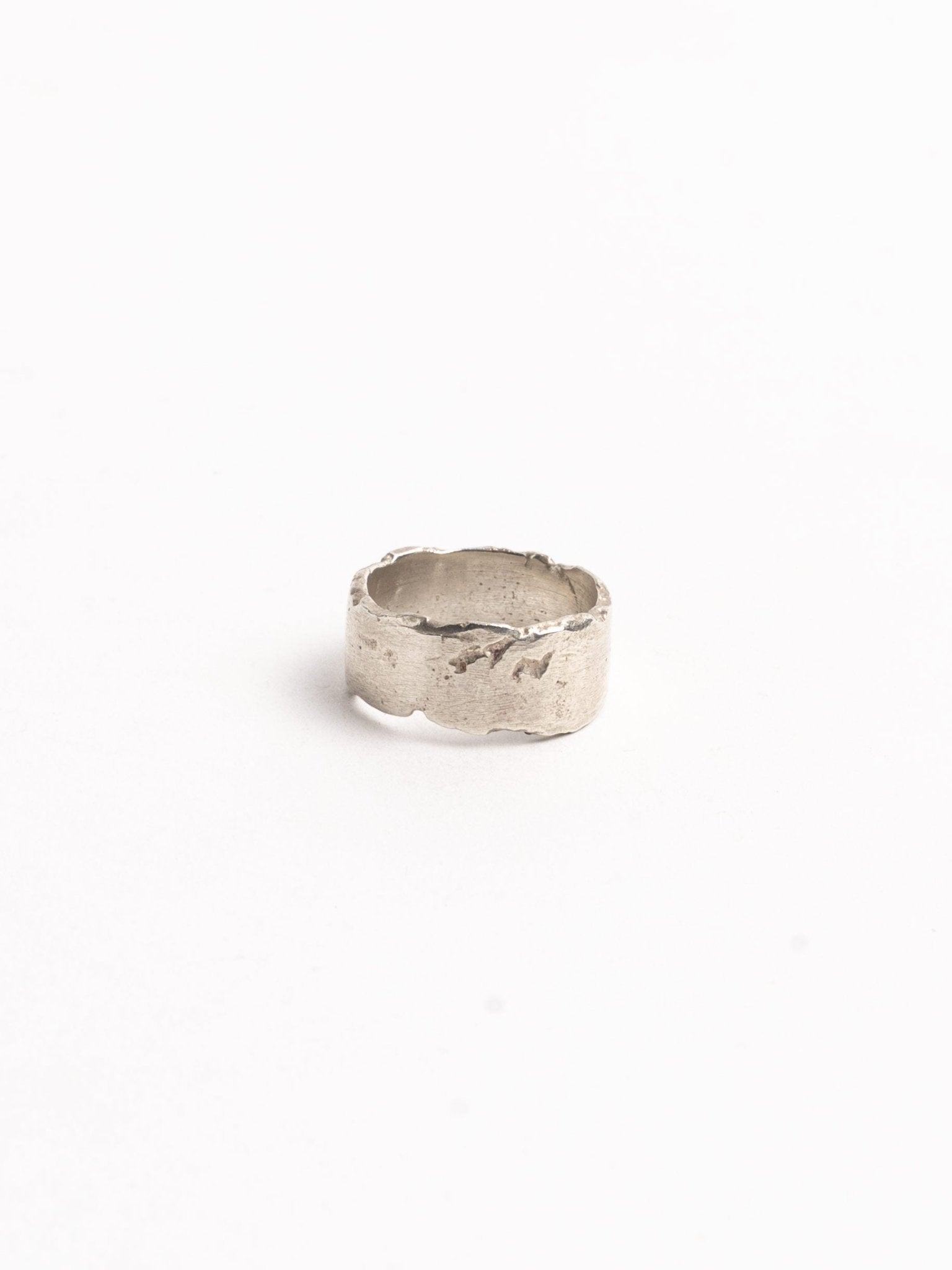 MAYA NOACH Textured Band Ring, front product view