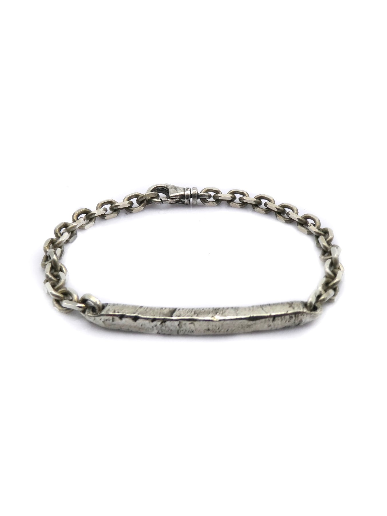 Textured Chain ID Bracelet - by ENRI MARS