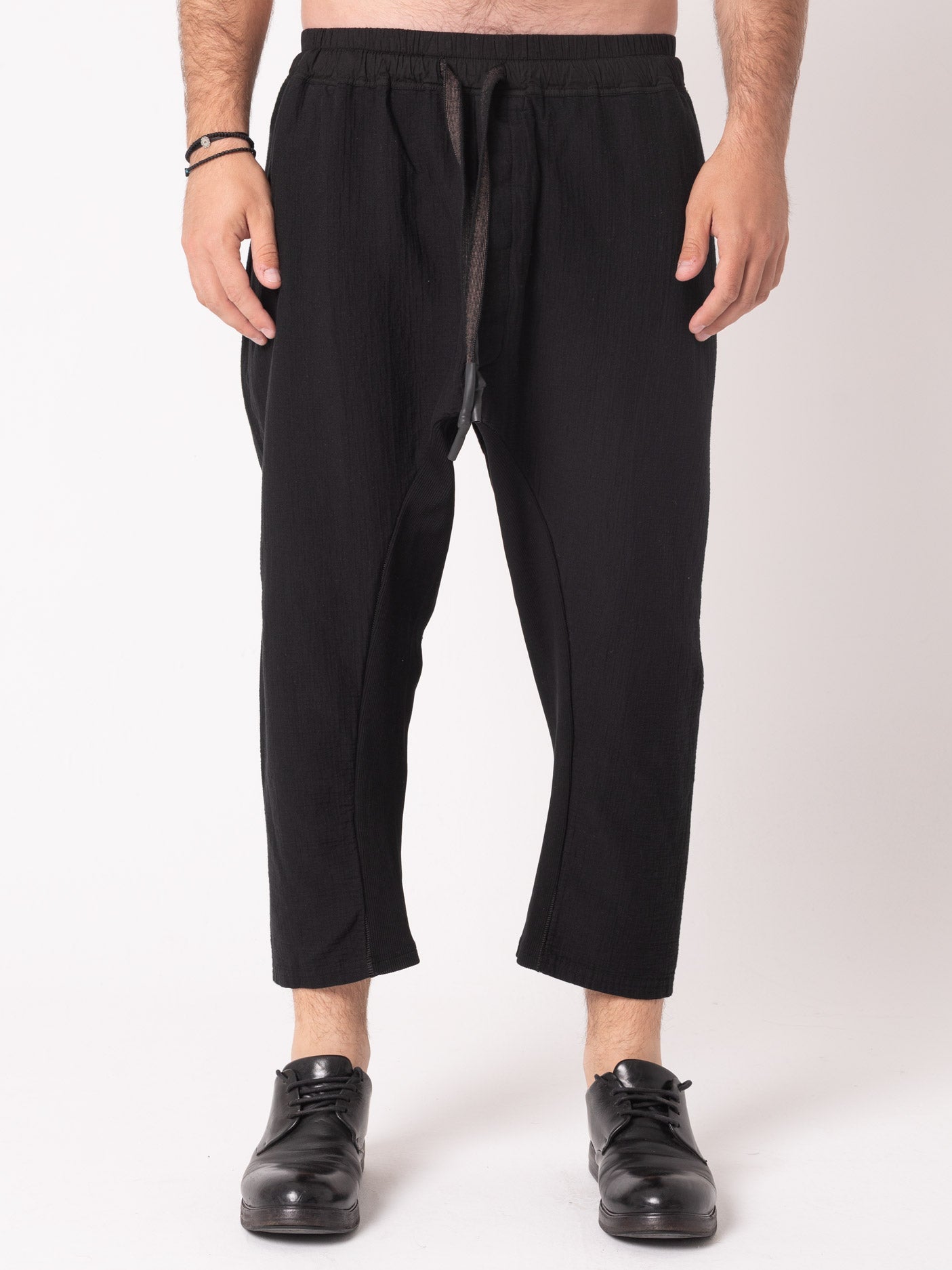 Textured Cotton Pants - by ISAAC SELLAM