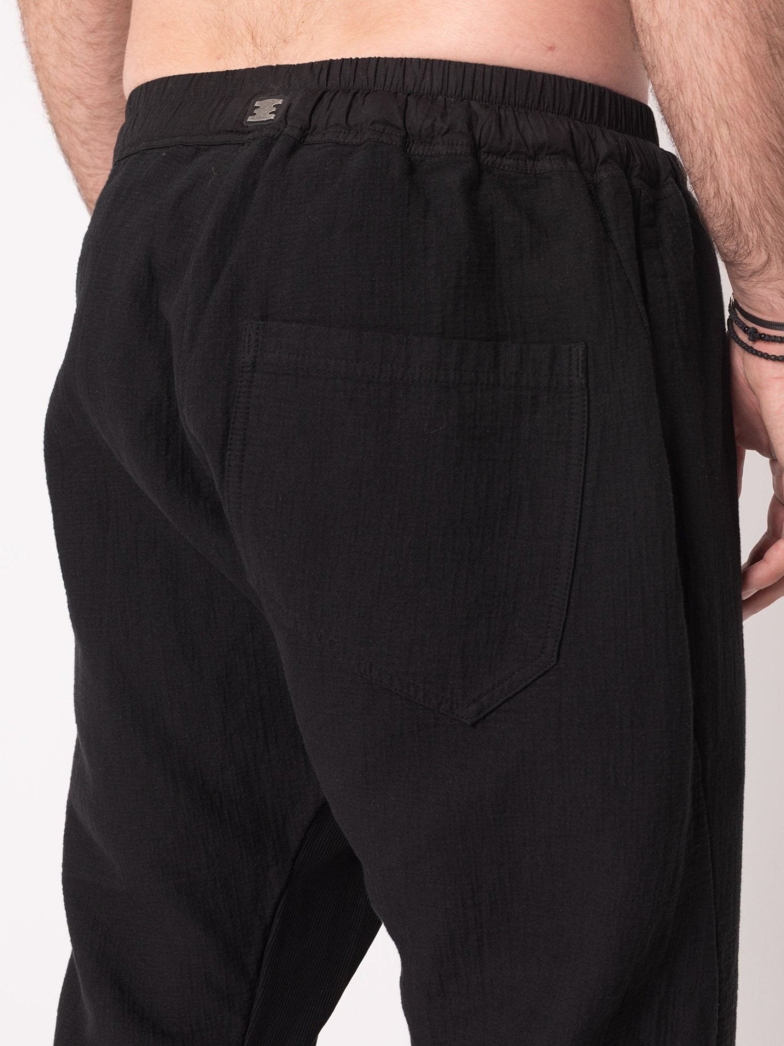 Textured Cotton Pants - by ISAAC SELLAM