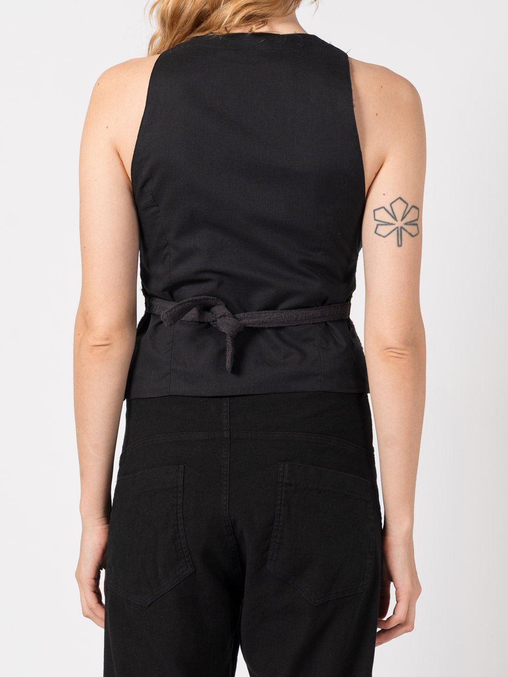 Textured Fitted Vest - by NOSTRA SANTISSIMA