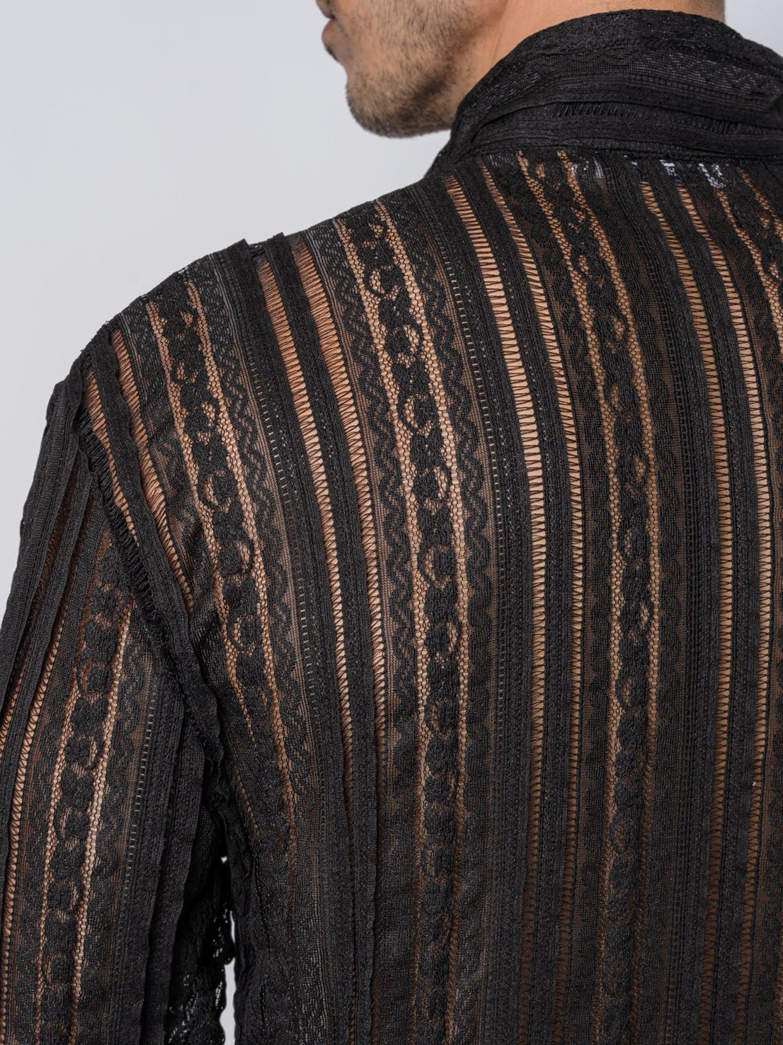Textured Lace Shirt - by NOSTRA SANTISSIMA