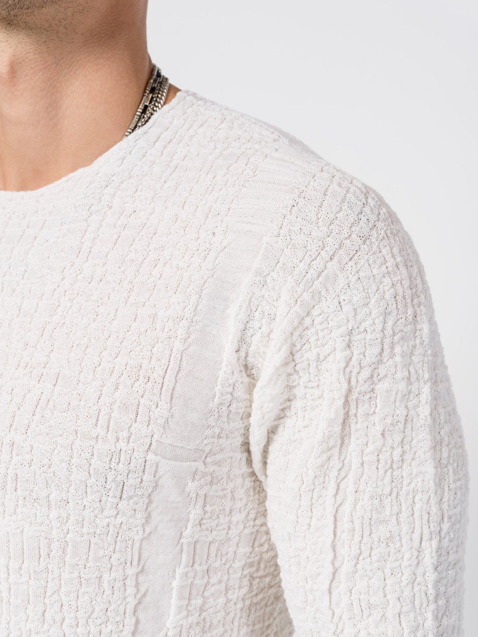 Textured Mixed - Fabric Knit - by MD75