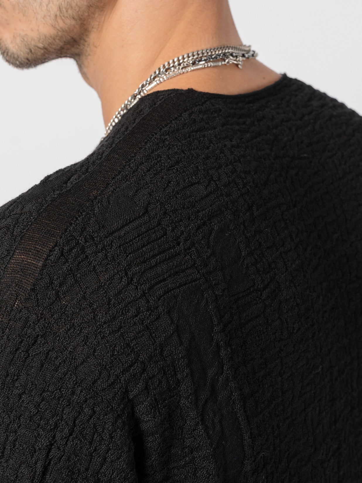 Textured Mixed - Fabric Knit - by MD75