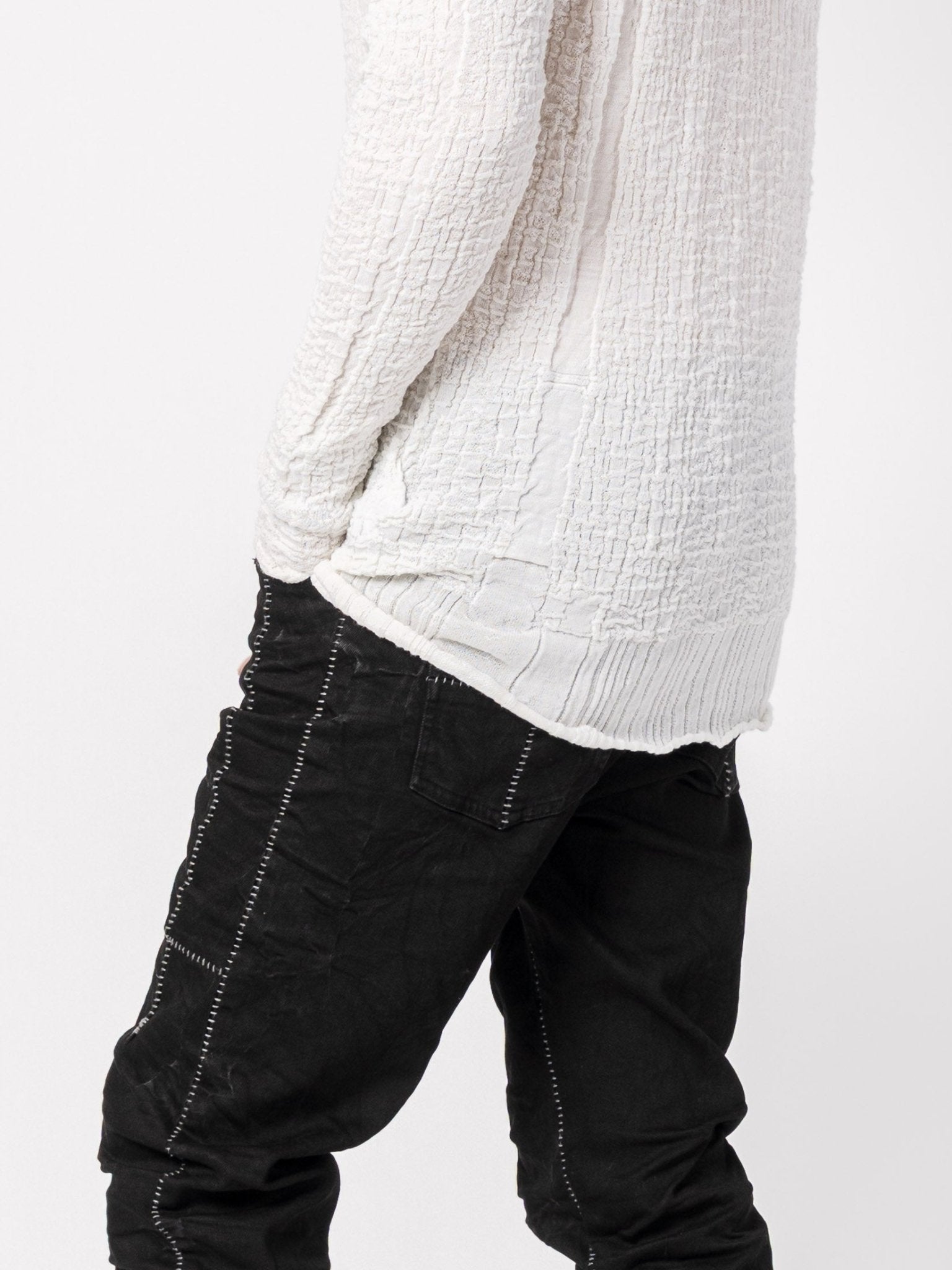 Textured Mixed - Fabric Knit - by MD75