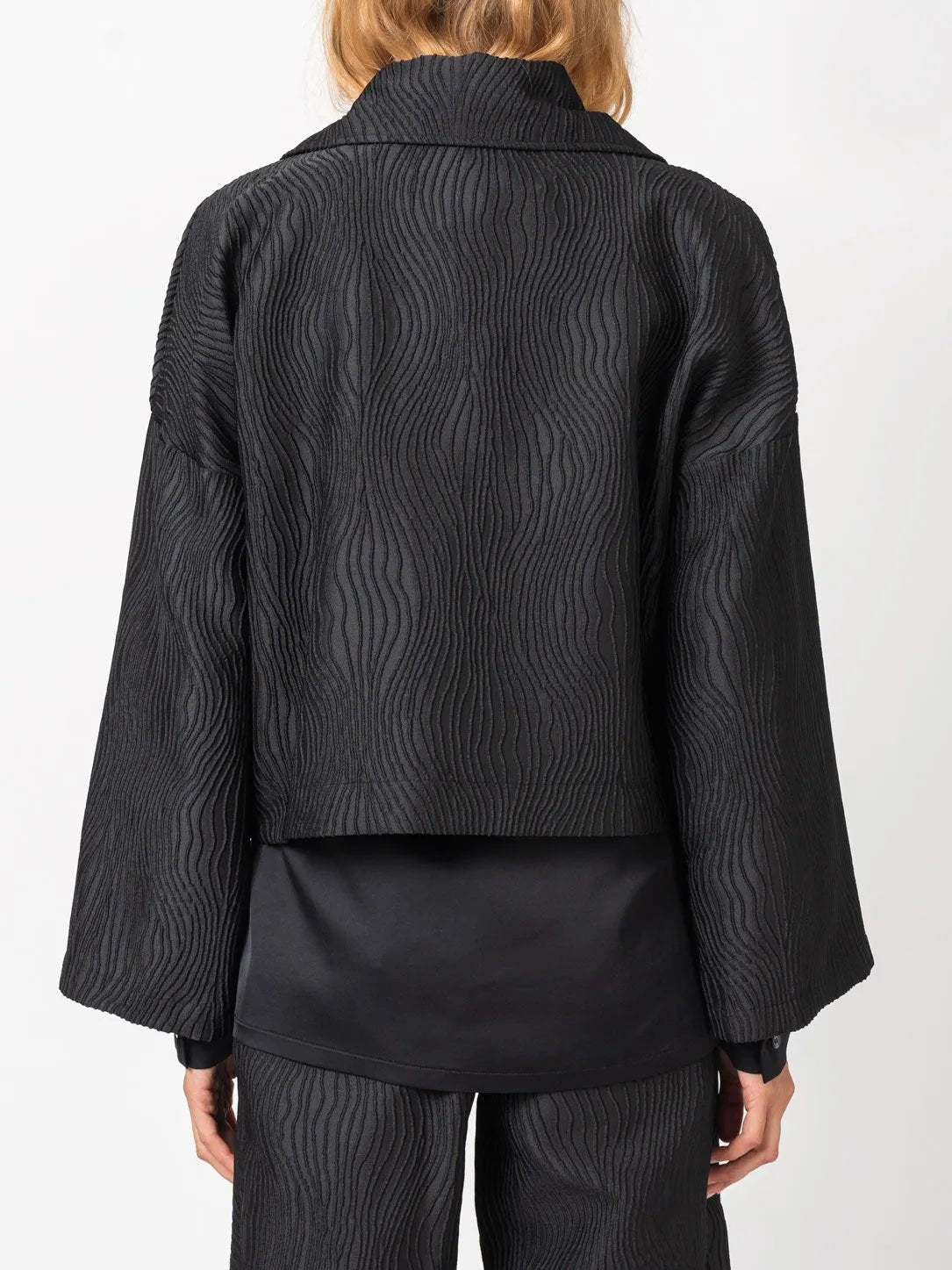 Textured Short Jacket - by NOSTRA SANTISSIMA