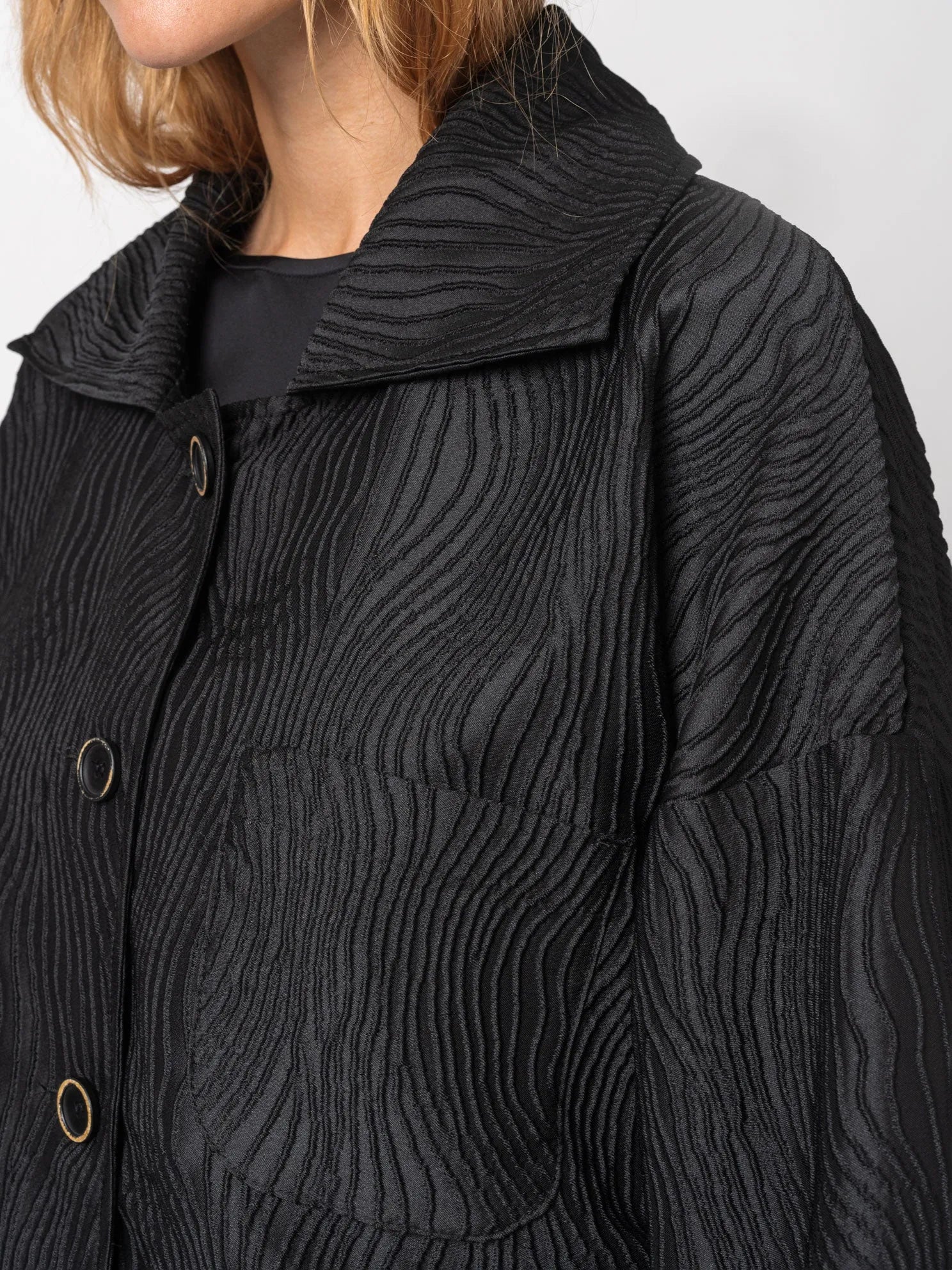Textured Short Jacket - by NOSTRA SANTISSIMA