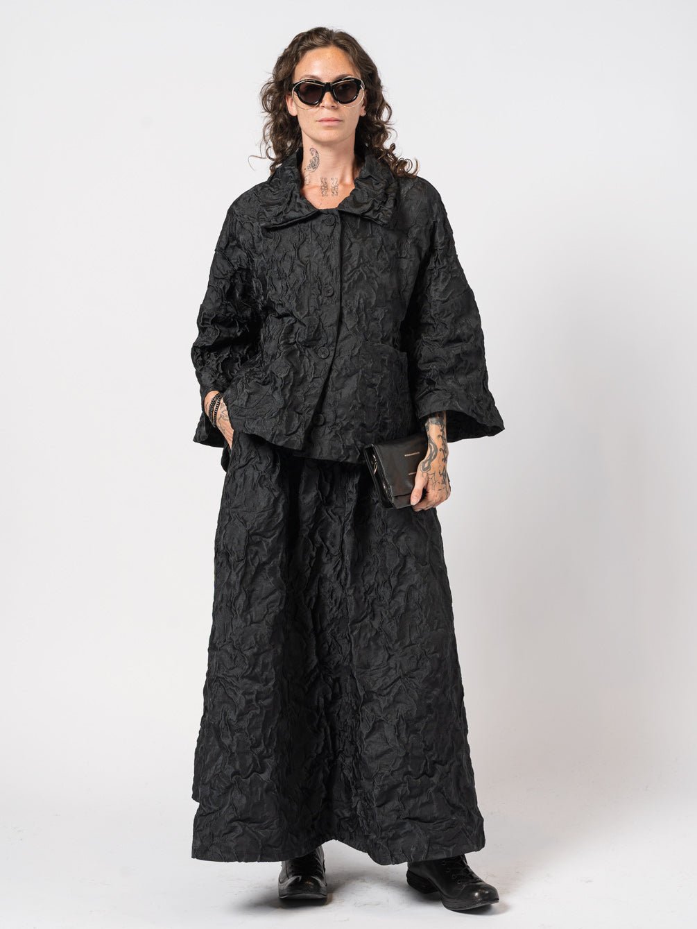 Textured Short Jacket - by NOSTRA SANTISSIMA
