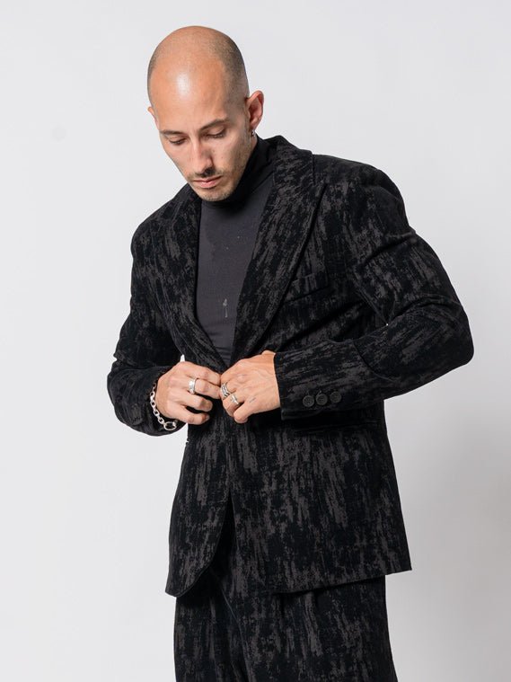 Textured Velvet Blazer - by NOSTRA SANTISSIMA