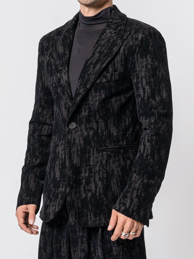 Textured Velvet Blazer - by NOSTRA SANTISSIMA